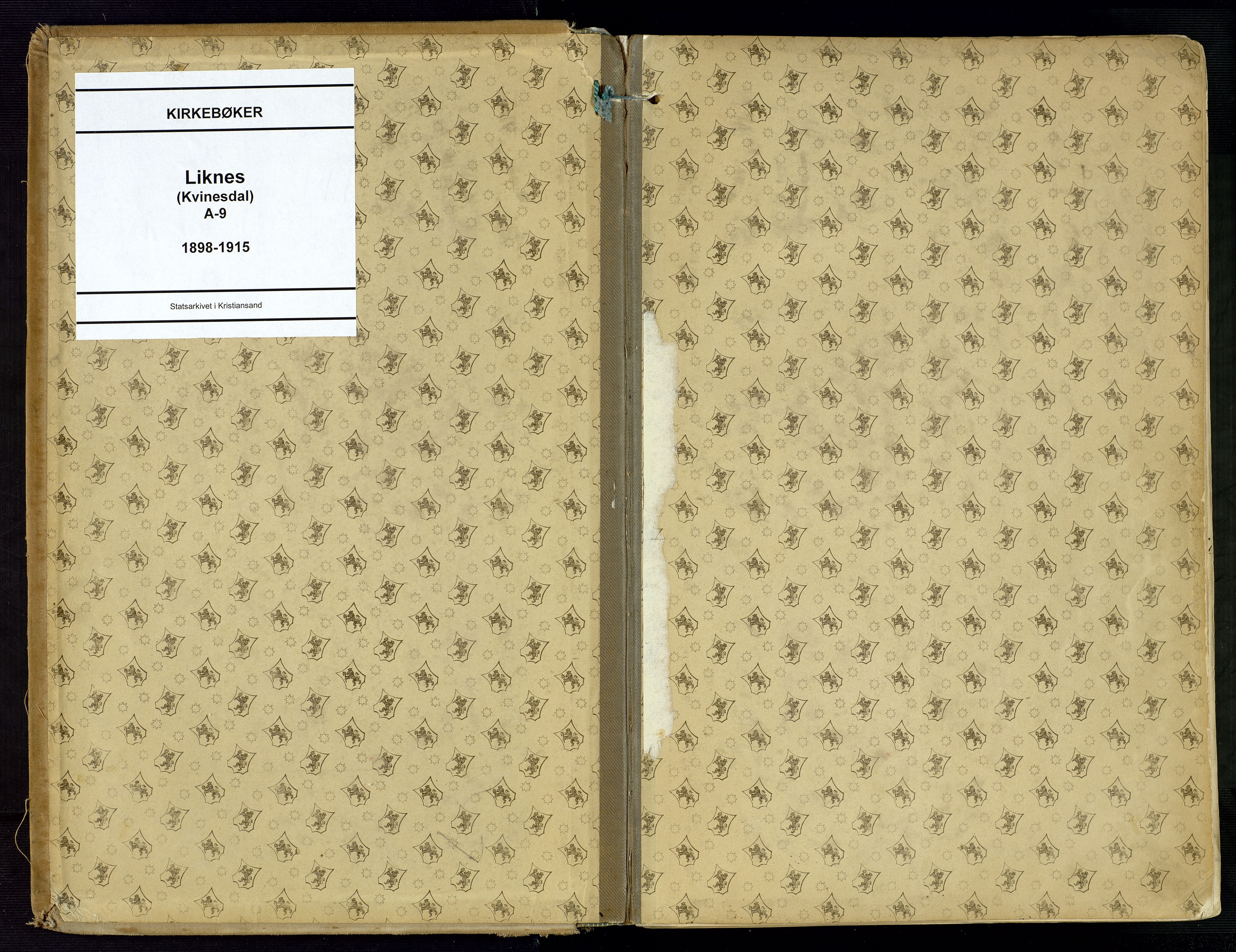 Kvinesdal sokneprestkontor, SAK/1111-0026/F/Fa/Fab/L0009: Ministerialbok nr. A 9, 1898-1915