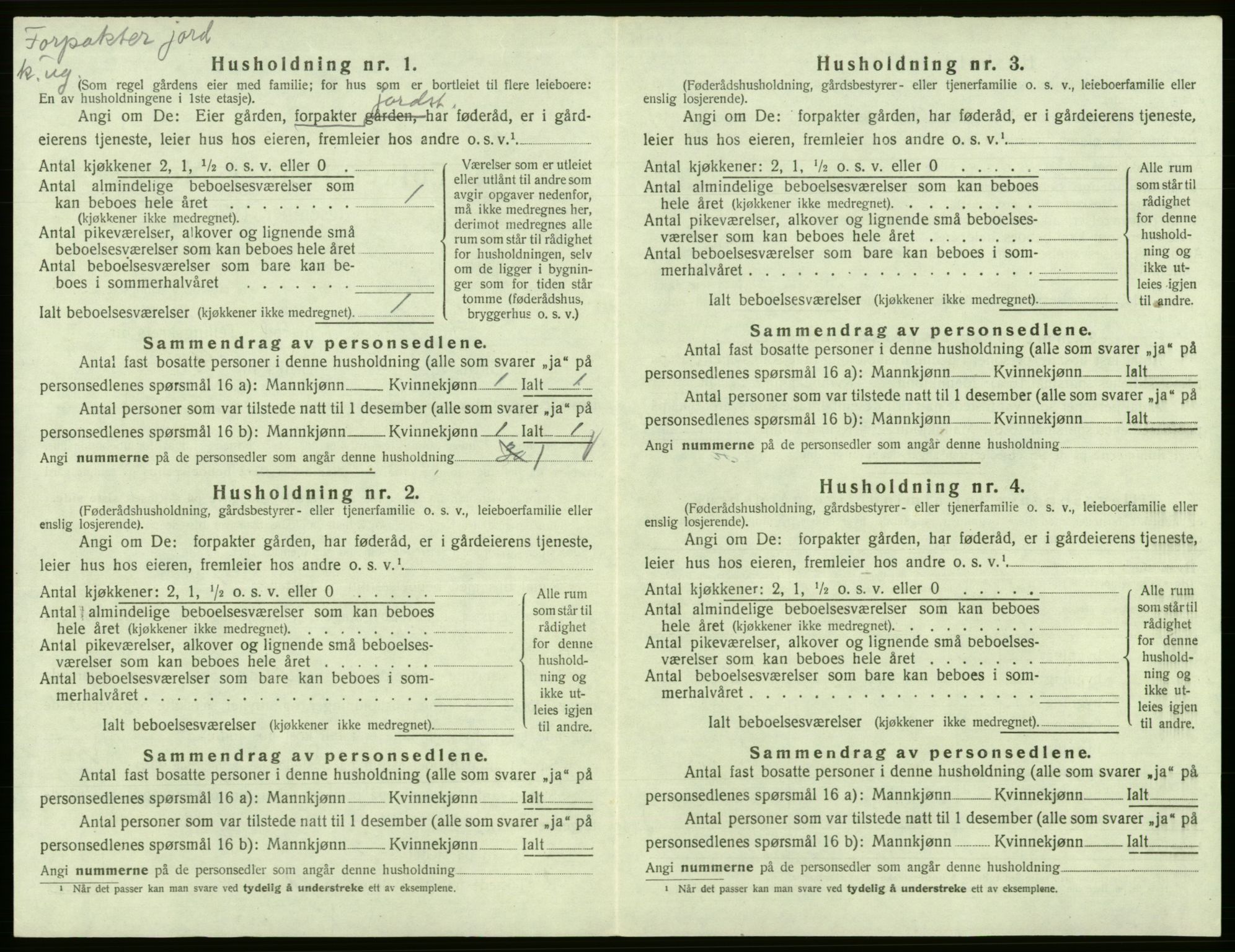 SAB, Folketelling 1920 for 1232 Eidfjord herred, 1920, s. 218