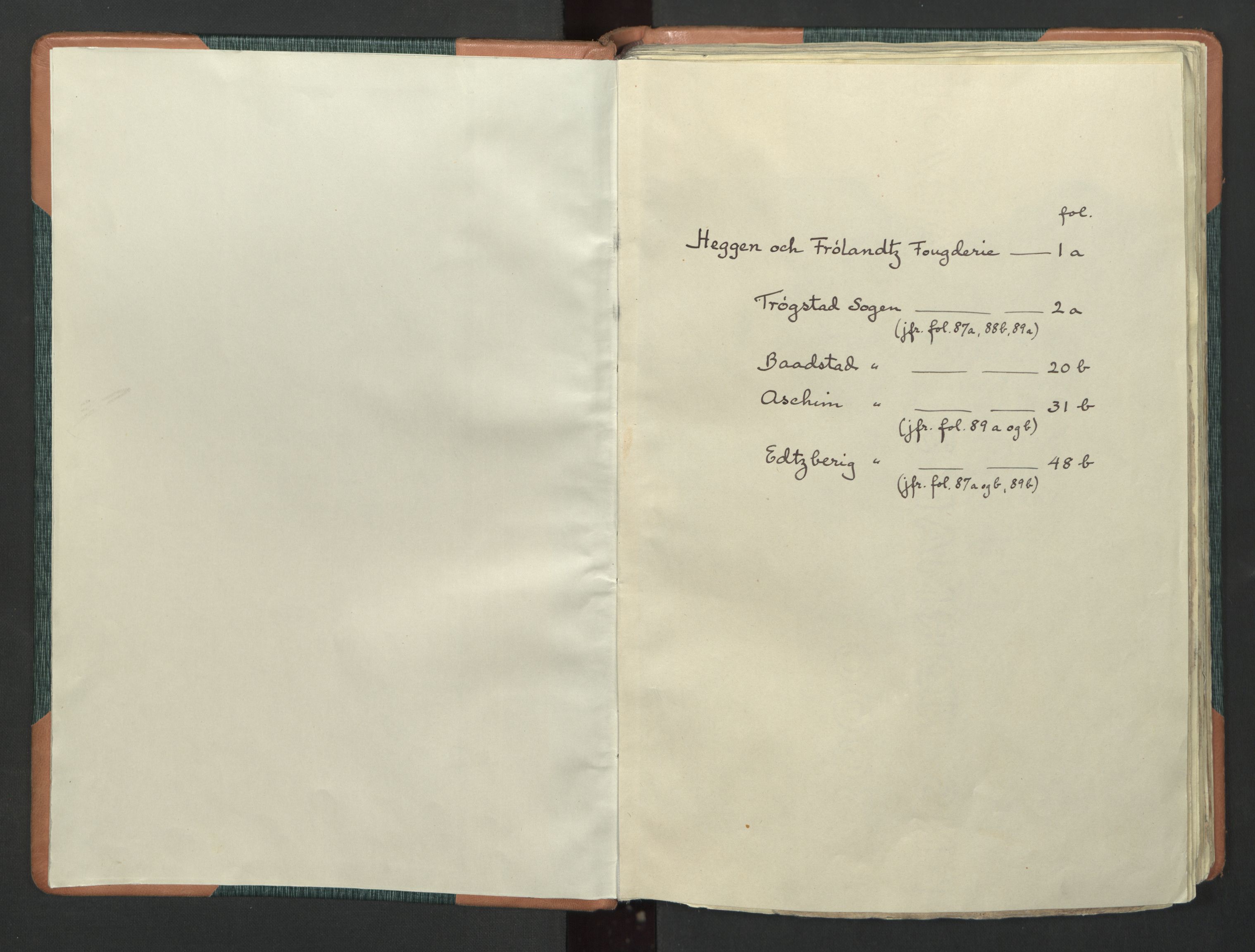 Rentekammeret inntil 1814, Realistisk ordnet avdeling, RA/EA-4070/L/L0002/0002: Fredrikstad lagdømme: / Jordebok for Heggen og Frøland len. April-mai 1661, 1661