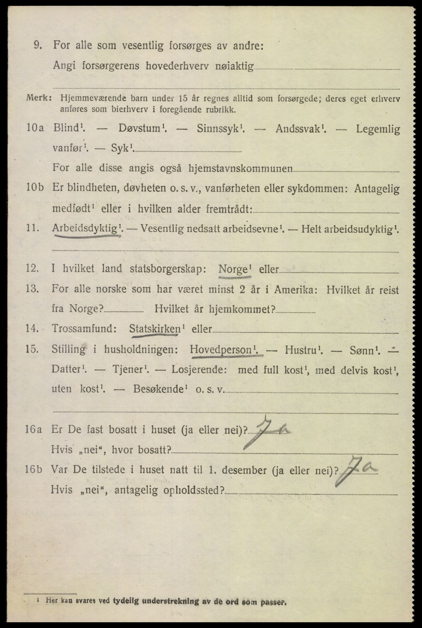 SAK, Folketelling 1920 for 1012 Oddernes herred, 1920, s. 5372