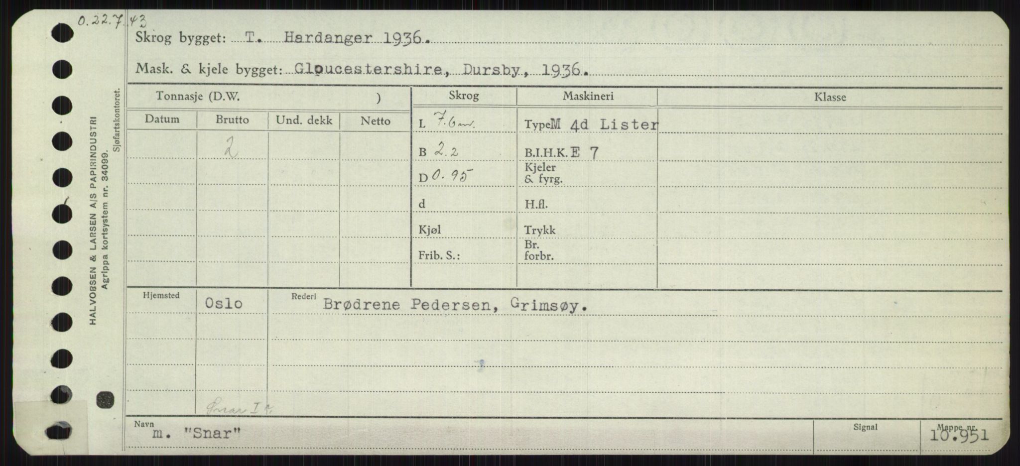 Sjøfartsdirektoratet med forløpere, Skipsmålingen, RA/S-1627/H/Ha/L0005/0002: Fartøy, S-Sven / Fartøy, Skjo-Sven, s. 123