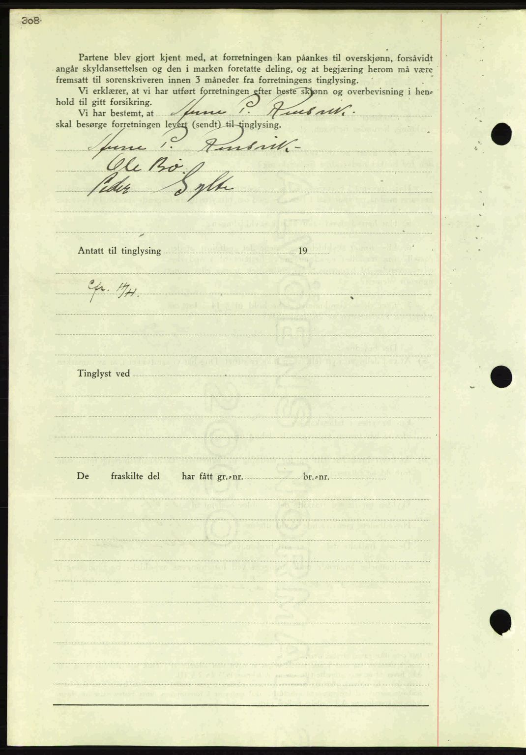 Nordmøre sorenskriveri, AV/SAT-A-4132/1/2/2Ca: Pantebok nr. A82, 1937-1938, Dagboknr: 2403/1937