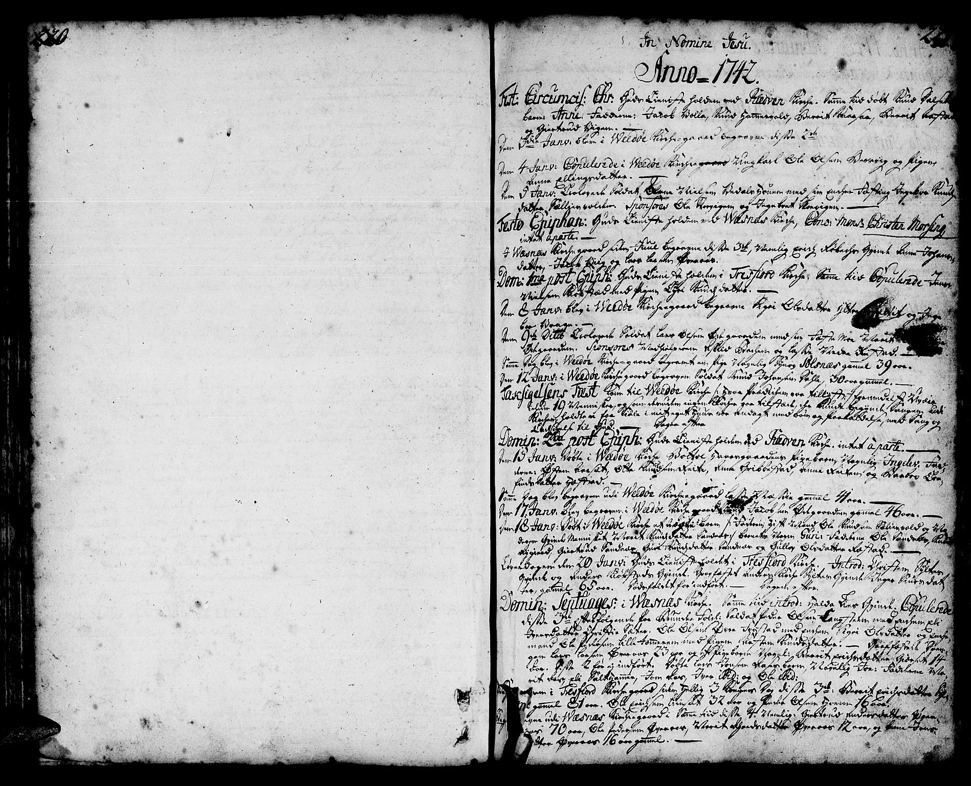 Ministerialprotokoller, klokkerbøker og fødselsregistre - Møre og Romsdal, AV/SAT-A-1454/547/L0599: Ministerialbok nr. 547A01, 1721-1764, s. 220-221