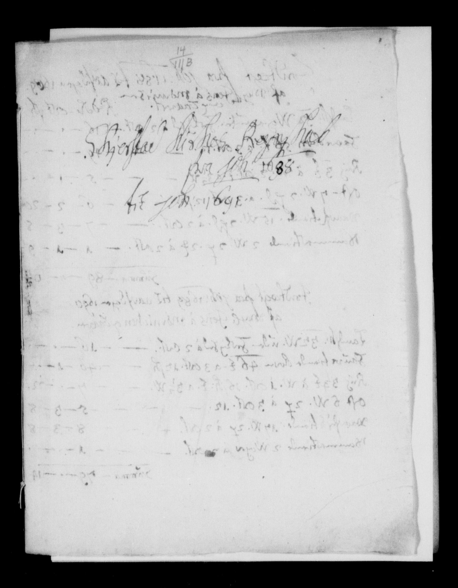 Danske Kanselli, Skapsaker, RA/EA-4061/F/L0059: Skap 14, pakke 111B I-IV, 1688-1727, s. 375
