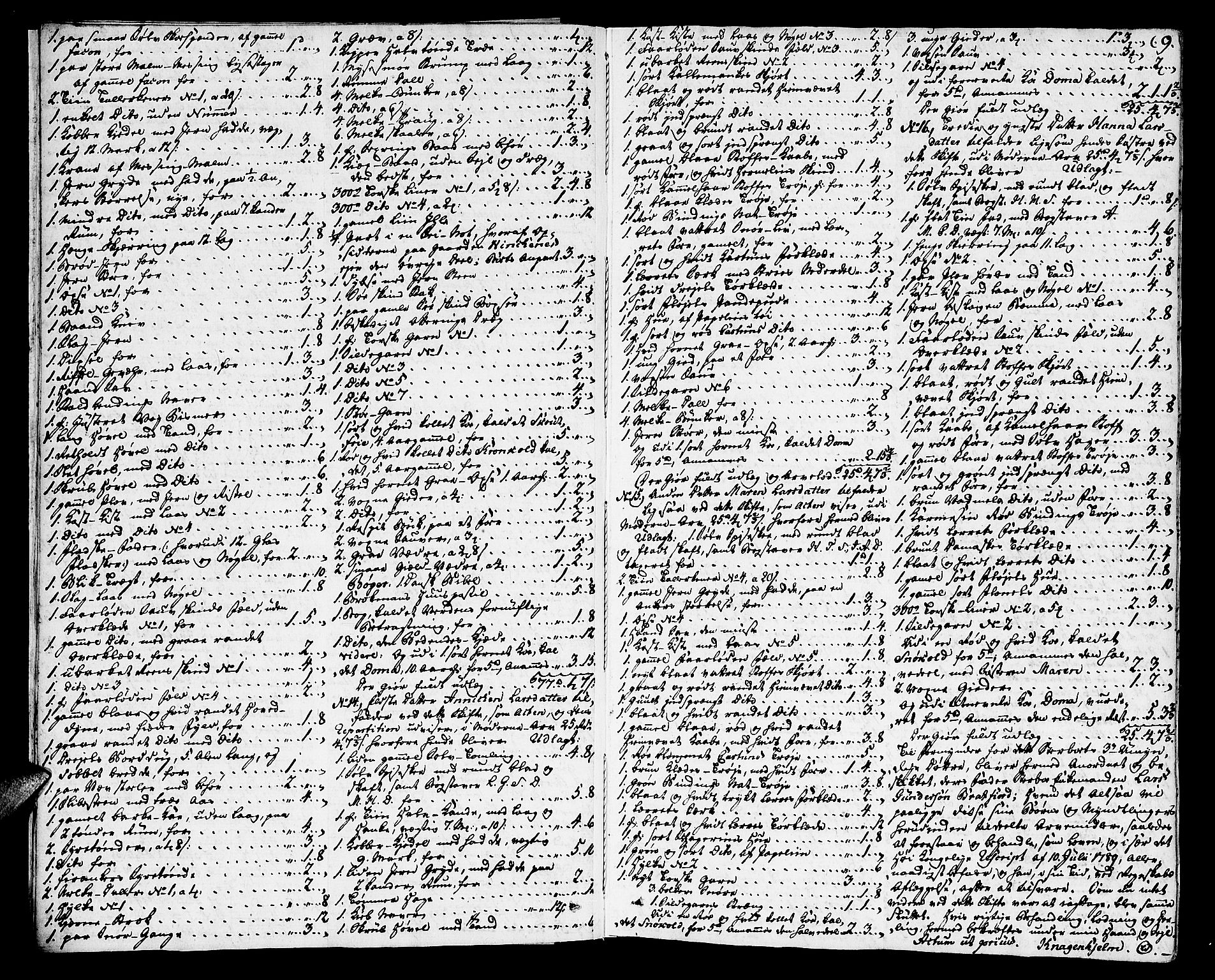 Salten sorenskriveri, AV/SAT-A-4578/1/3/3A/L0030: Skifteprotokoll 14a, 1794-1796, s. 8b-9a