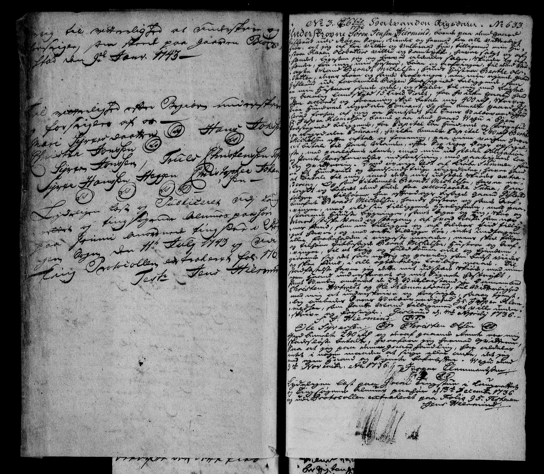 Lier, Røyken og Hurum sorenskriveri, SAKO/A-89/G/Ga/Gaa/L0002: Pantebok nr. II, 1725-1755, s. 217