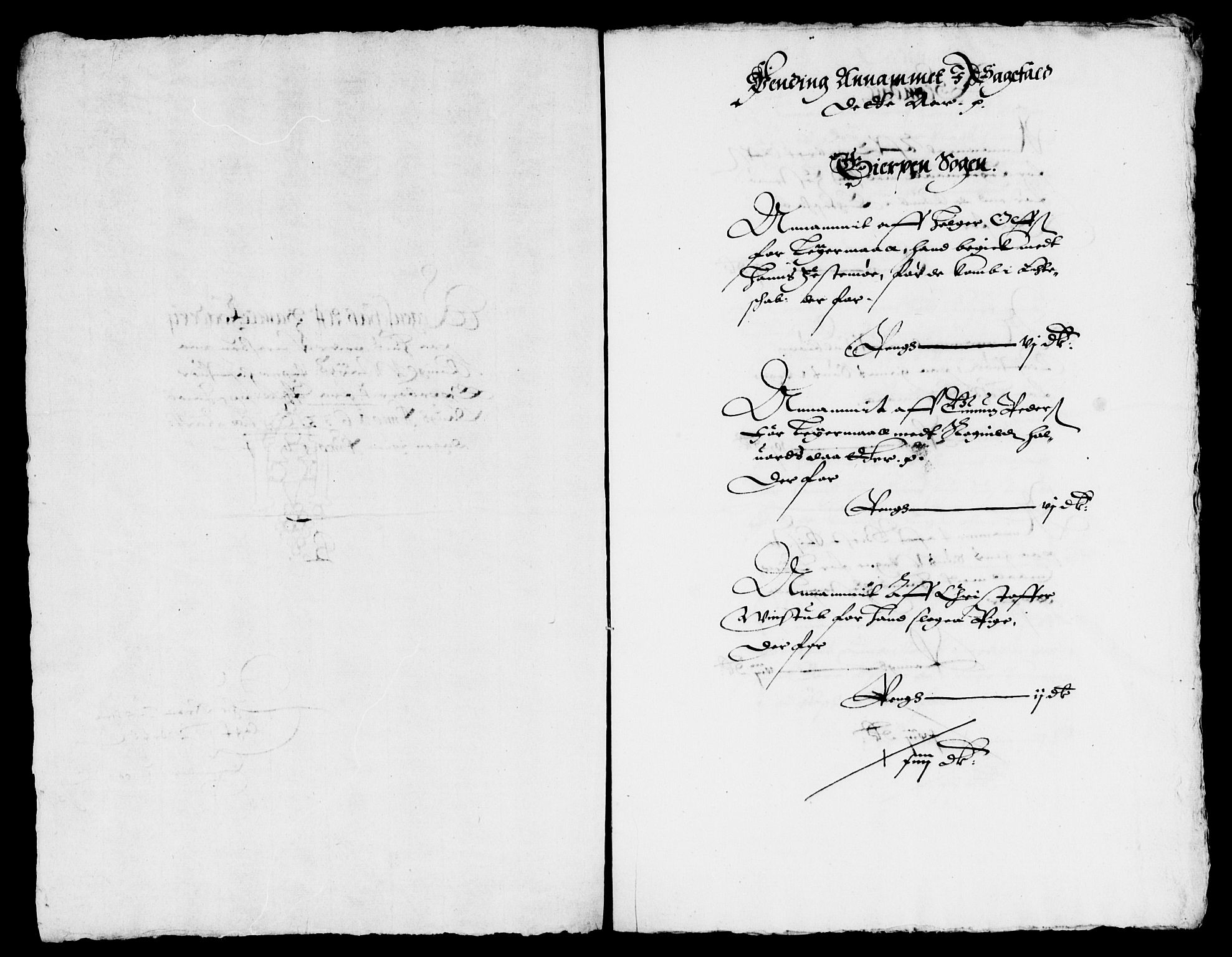Rentekammeret inntil 1814, Reviderte regnskaper, Lensregnskaper, AV/RA-EA-5023/R/Rb/Rbp/L0016: Bratsberg len, 1632-1634