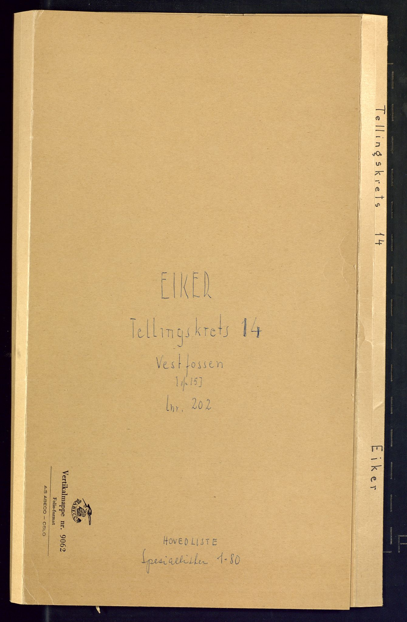 SAKO, Folketelling 1875 for 0624P Eiker prestegjeld, 1875, s. 71