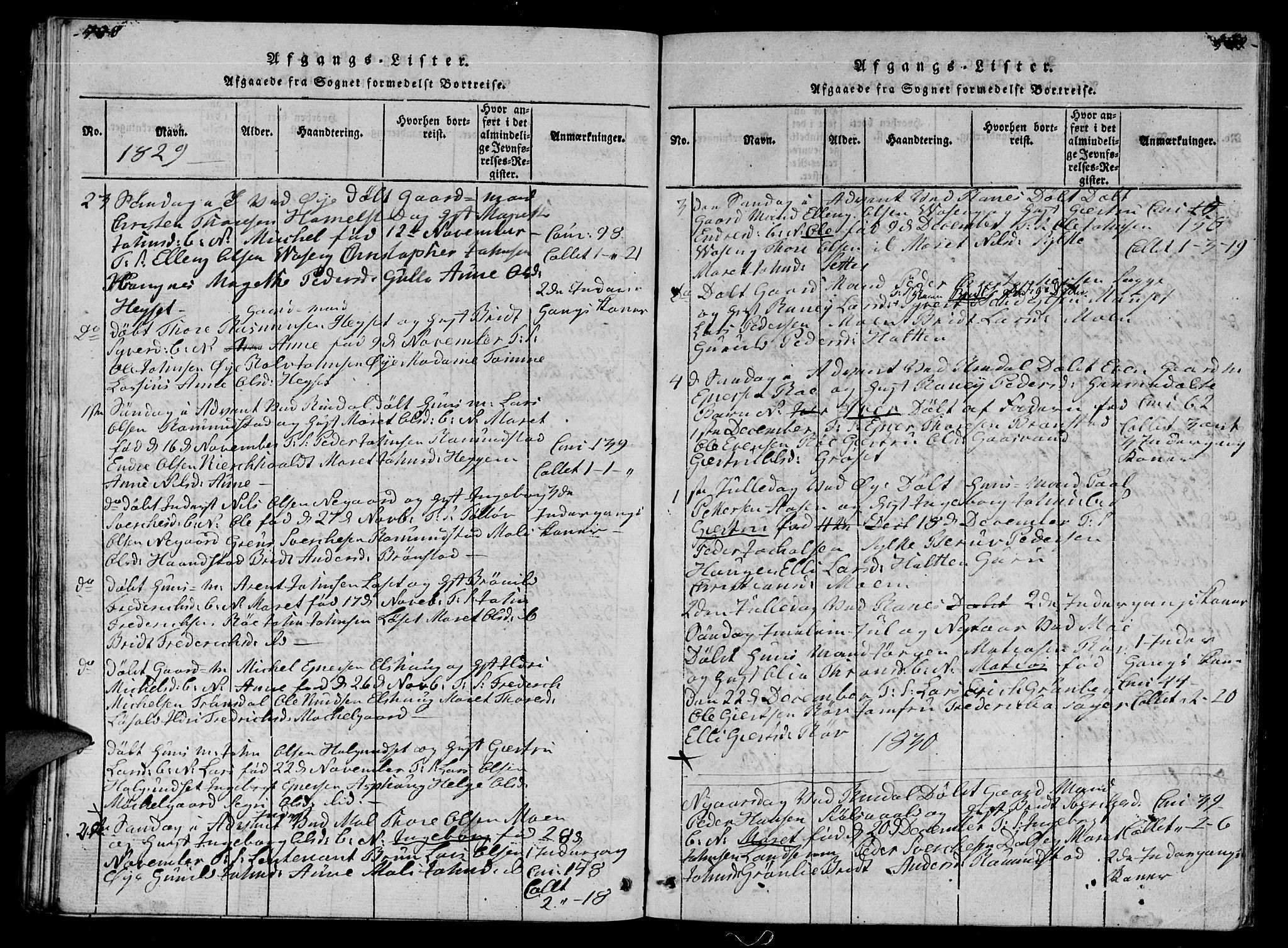 Ministerialprotokoller, klokkerbøker og fødselsregistre - Møre og Romsdal, SAT/A-1454/595/L1050: Klokkerbok nr. 595C02, 1819-1834, s. 588-589