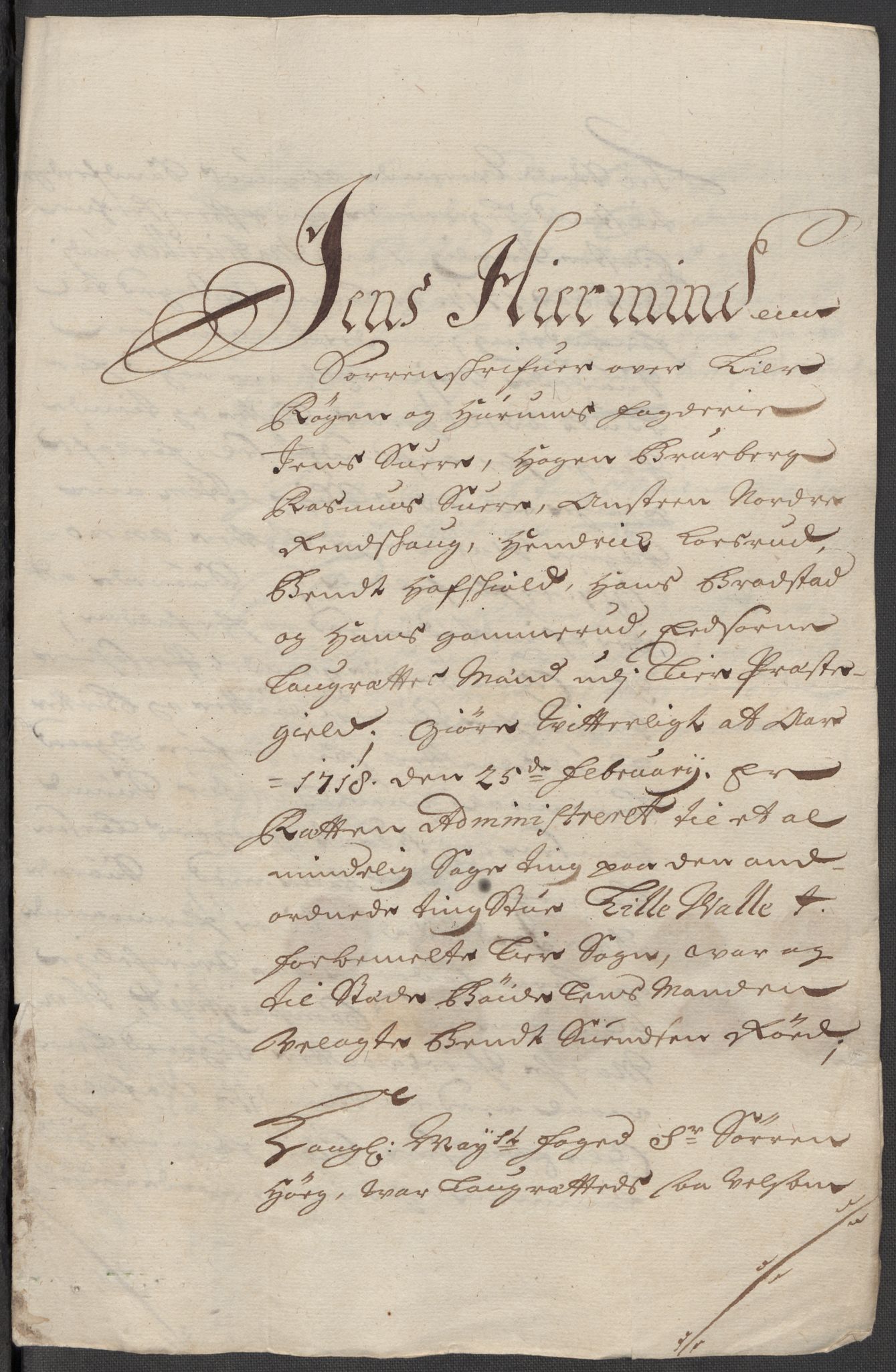 Rentekammeret inntil 1814, Reviderte regnskaper, Fogderegnskap, AV/RA-EA-4092/R31/L1711: Fogderegnskap Hurum, Røyken, Eiker, Lier og Buskerud, 1717, s. 301