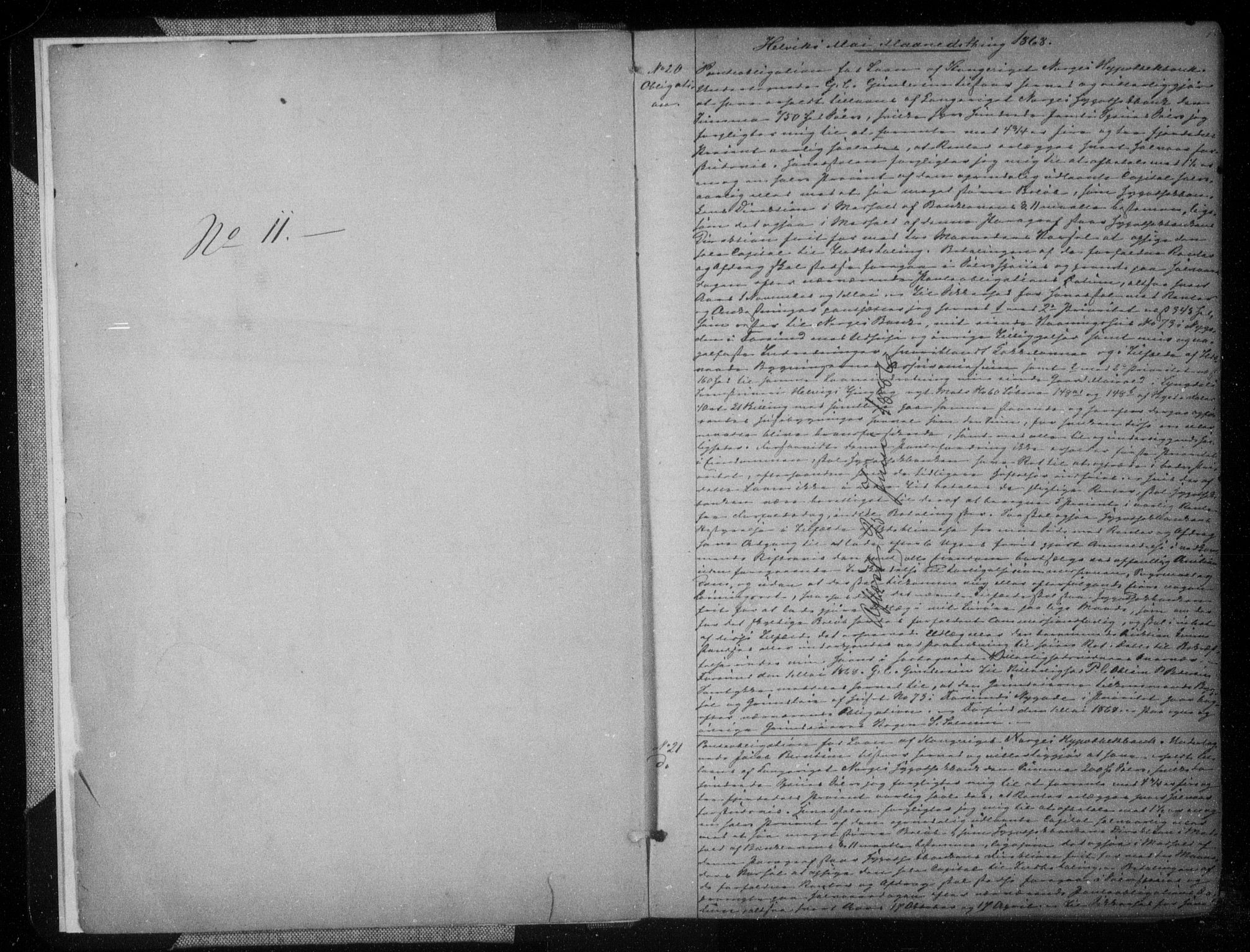 Lyngdal sorenskriveri, AV/SAK-1221-0004/G/Gb/L0629: Pantebok nr. 11, 1868-1873, s. 1
