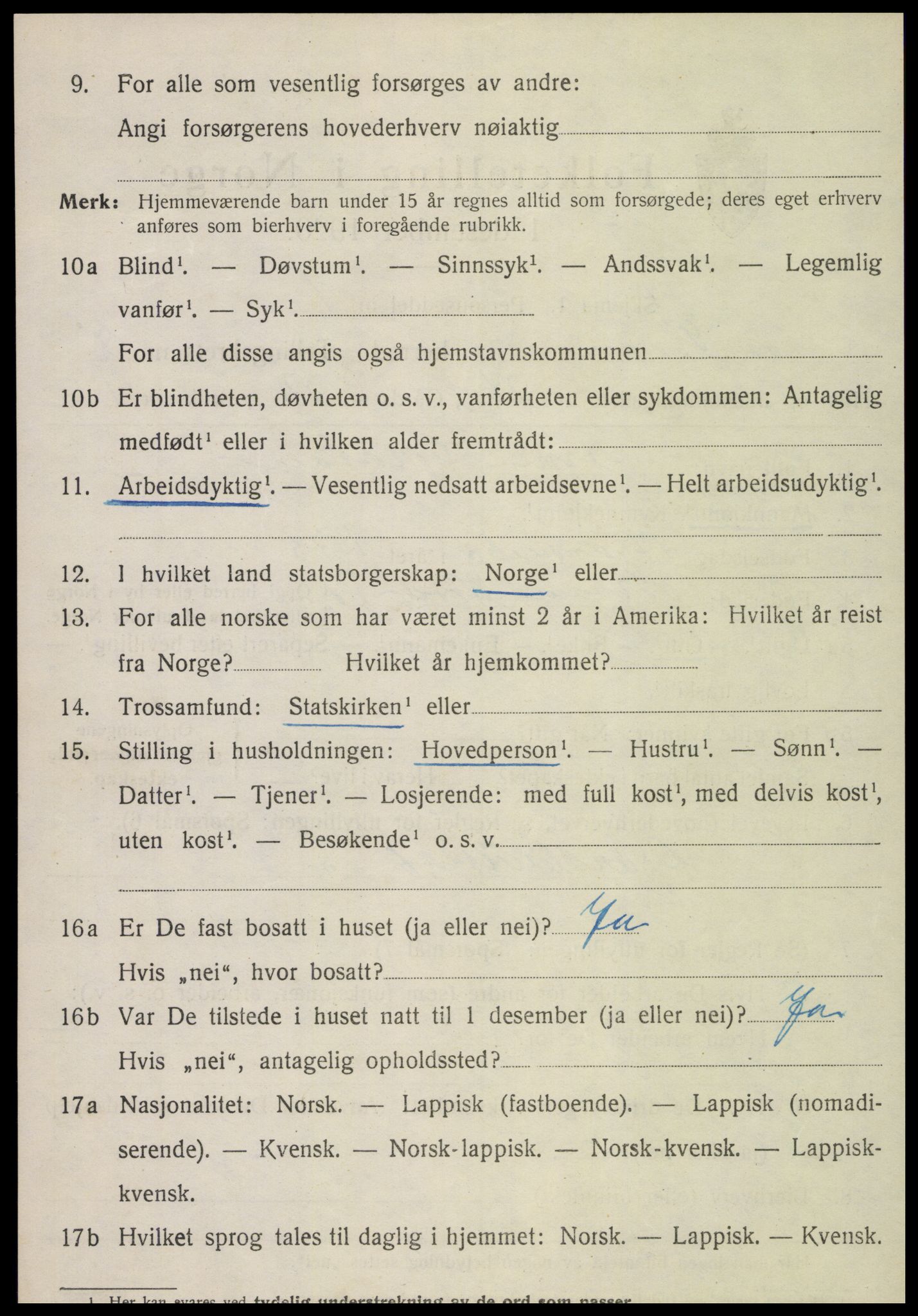SAT, Folketelling 1920 for 1735 Kvam herred, 1920, s. 2298