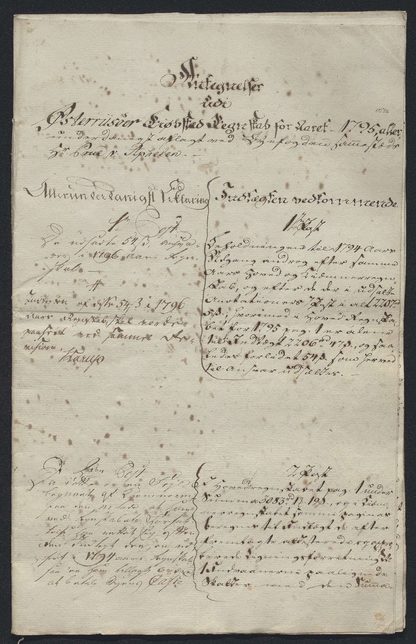 Danske Kanselli 1800-1814, RA/EA-3024/K/Kk/Kka/Kkac/L0234: Kjøpstadregnskap Øster Risør, 1791-1795, s. 550