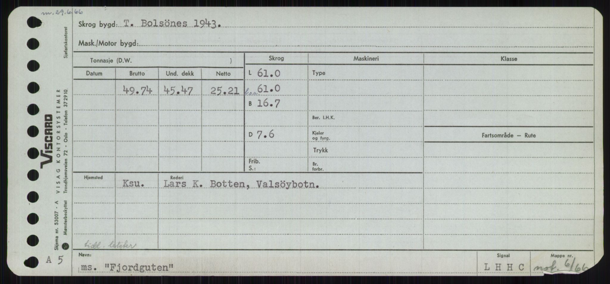 Sjøfartsdirektoratet med forløpere, Skipsmålingen, RA/S-1627/H/Ha/L0002/0001: Fartøy, Eik-Hill / Fartøy, Eik-F, s. 531