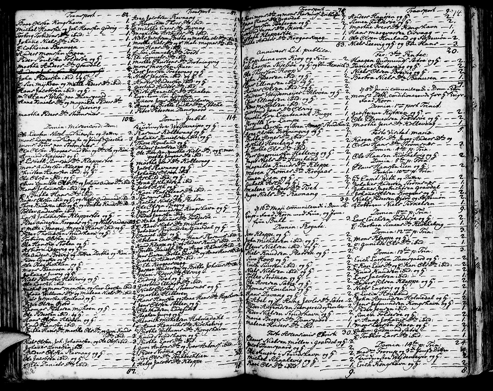 Askøy Sokneprestembete, AV/SAB-A-74101/H/Ha/Haa/Haaa/L0001: Ministerialbok nr. A 1, 1742-1818, s. 74