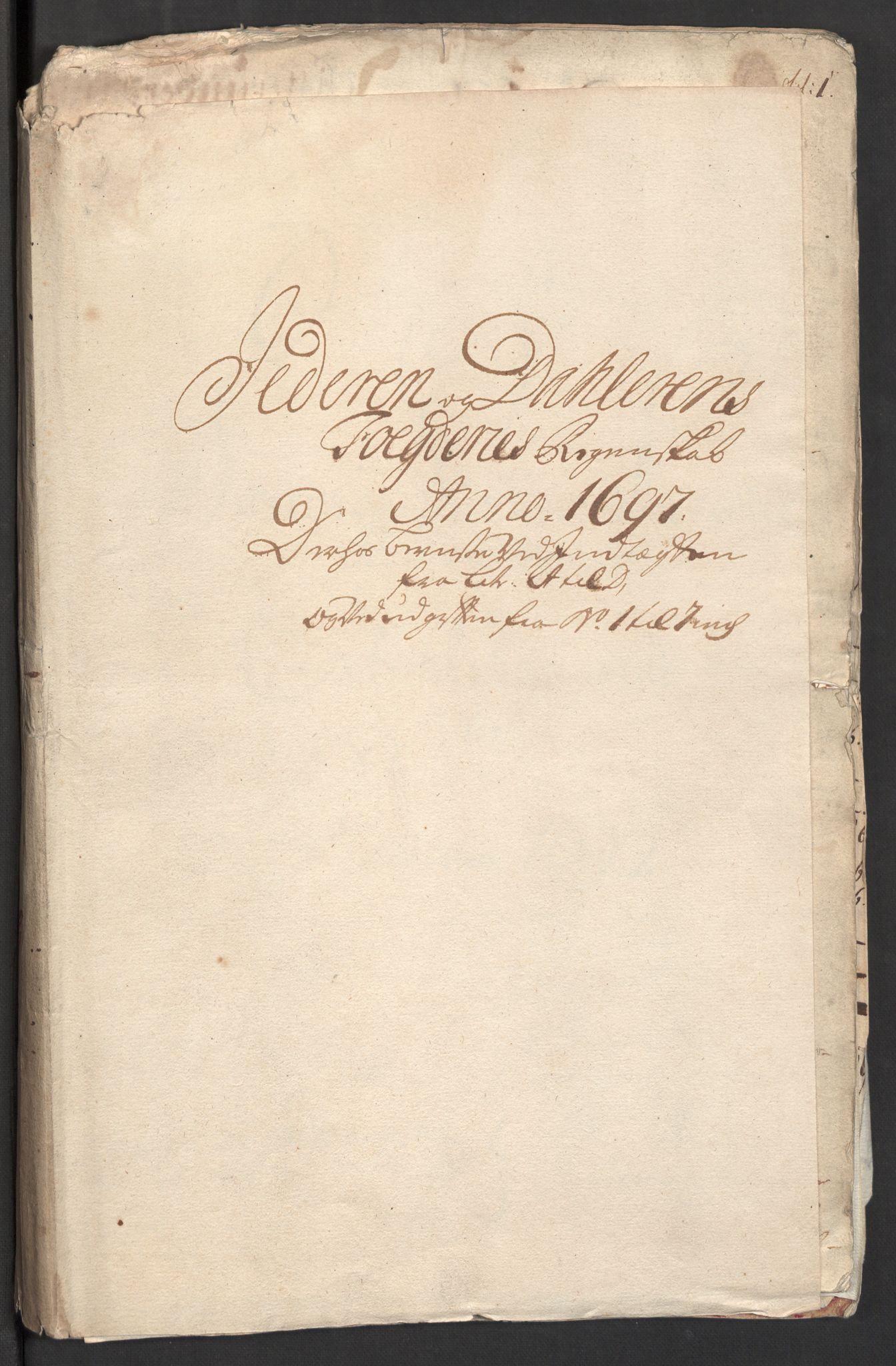 Rentekammeret inntil 1814, Reviderte regnskaper, Fogderegnskap, AV/RA-EA-4092/R46/L2729: Fogderegnskap Jæren og Dalane, 1697-1698, s. 3