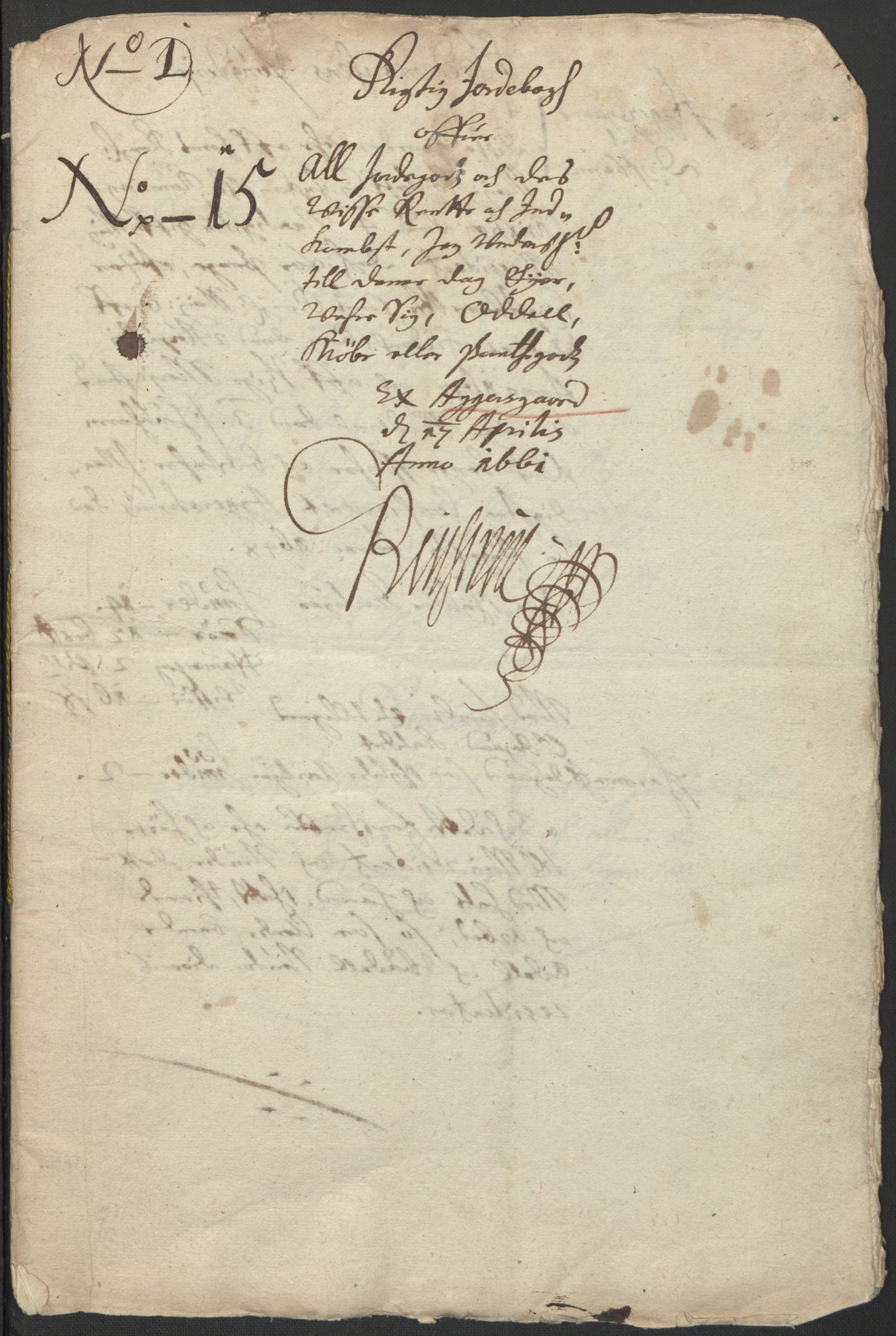 Rentekammeret inntil 1814, Realistisk ordnet avdeling, RA/EA-4070/L/L0010/0006: Oppland lagdømme: / Jordebøker over adelsgods, 1661
