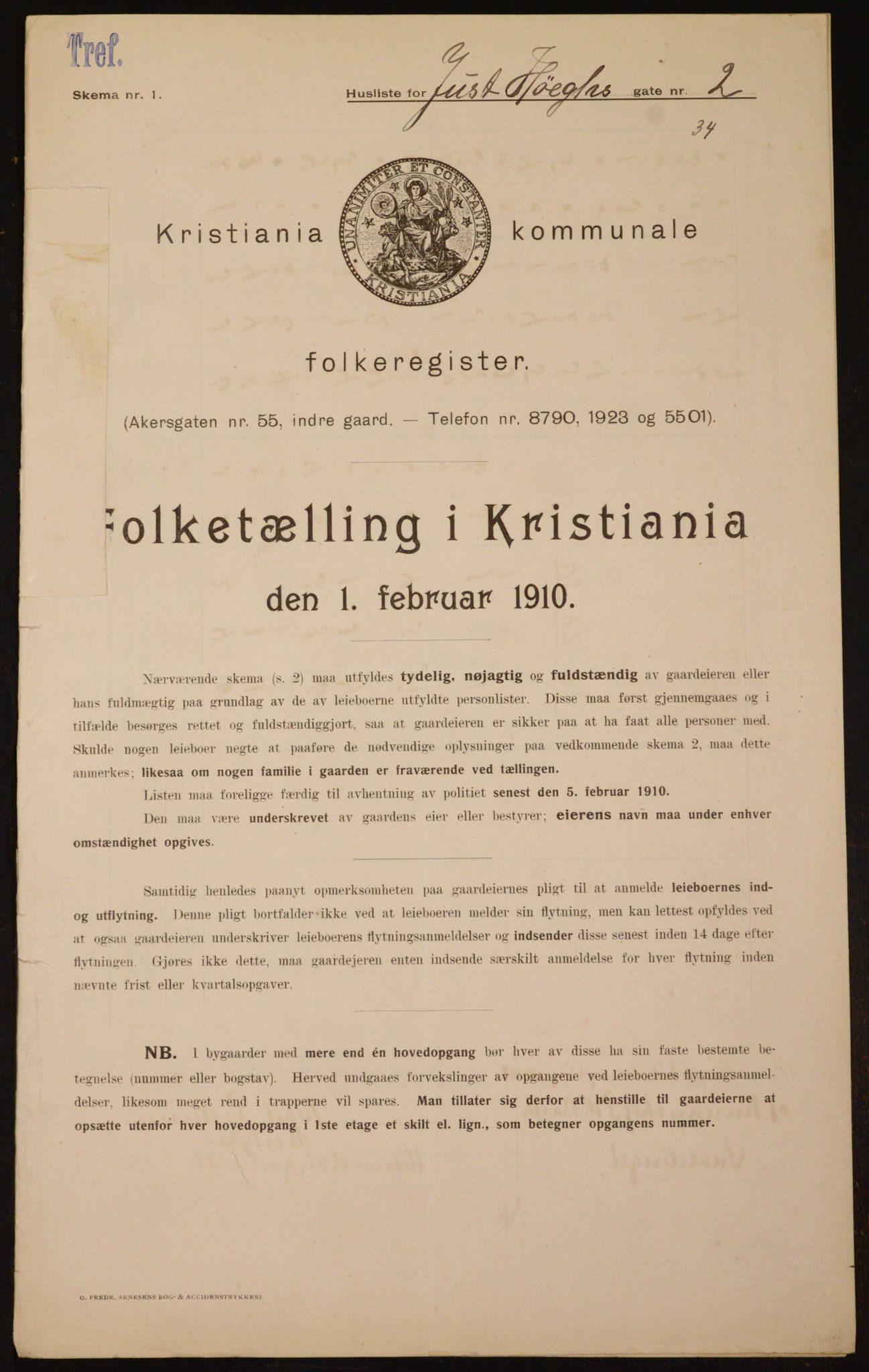 OBA, Kommunal folketelling 1.2.1910 for Kristiania, 1910, s. 46241