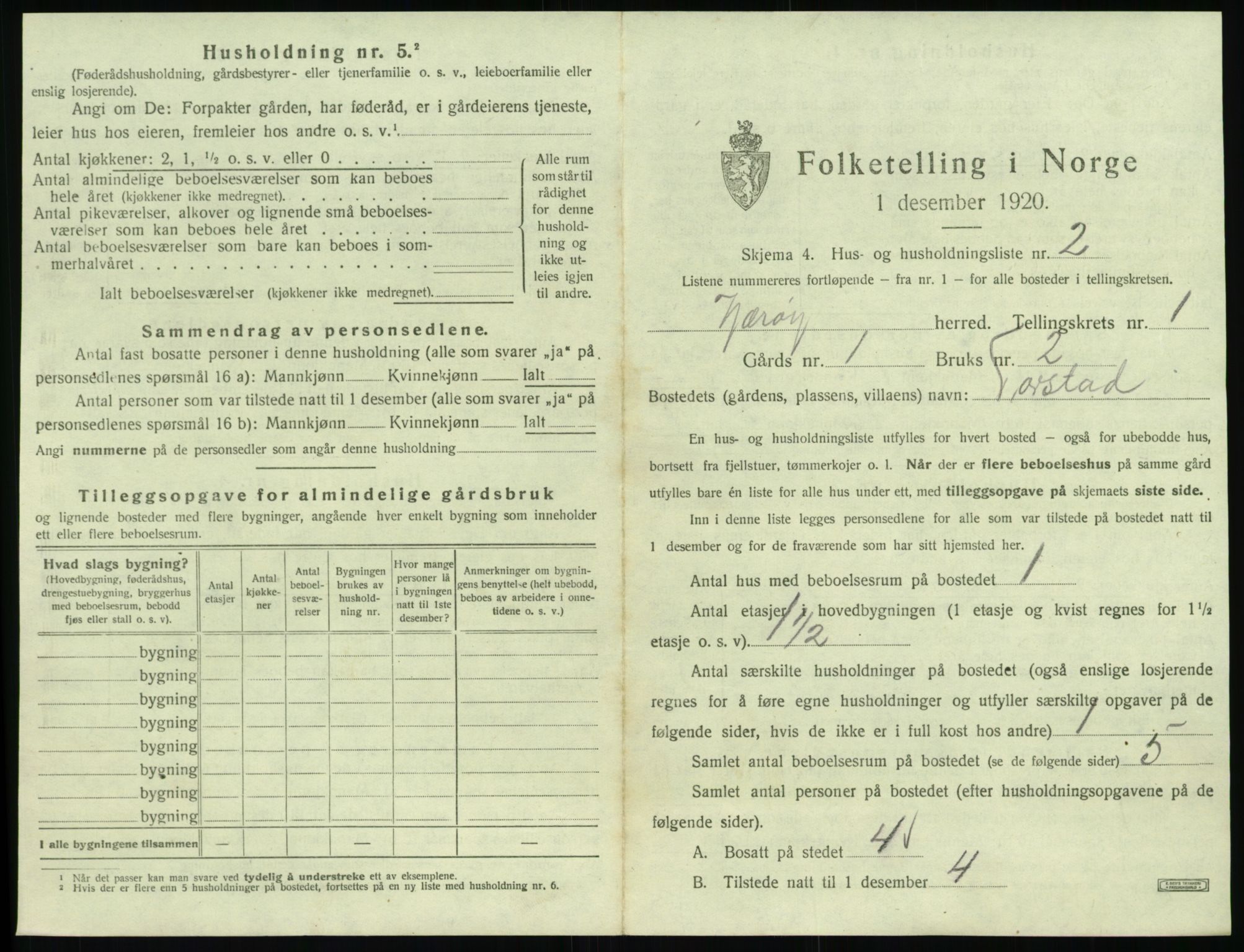 SAT, Folketelling 1920 for 1751 Nærøy herred, 1920, s. 41