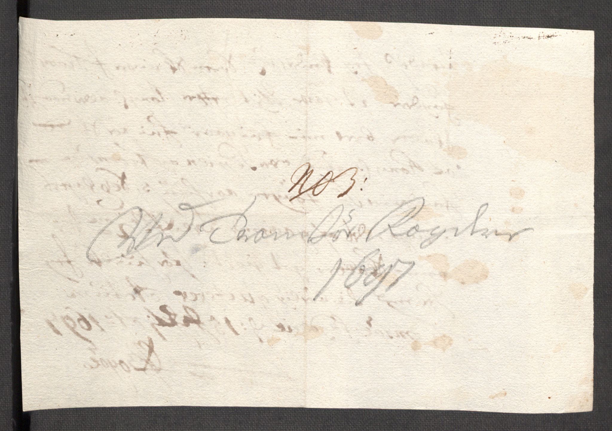 Rentekammeret inntil 1814, Reviderte regnskaper, Fogderegnskap, AV/RA-EA-4092/R68/L4754: Fogderegnskap Senja og Troms, 1697-1699, s. 120