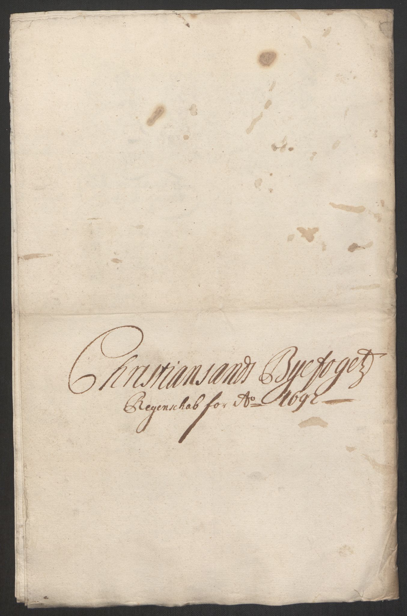 Rentekammeret inntil 1814, Reviderte regnskaper, Byregnskaper, AV/RA-EA-4066/R/Rm/L0285: [M18] Sikt og sakefall, 1681-1718, s. 166