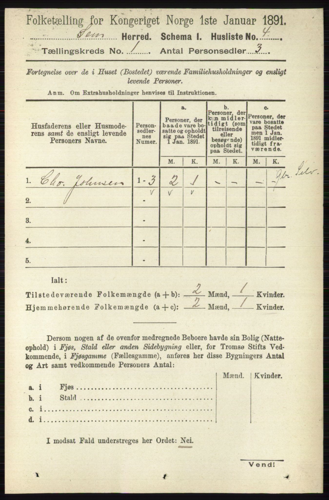 RA, Folketelling 1891 for 0721 Sem herred, 1891, s. 37