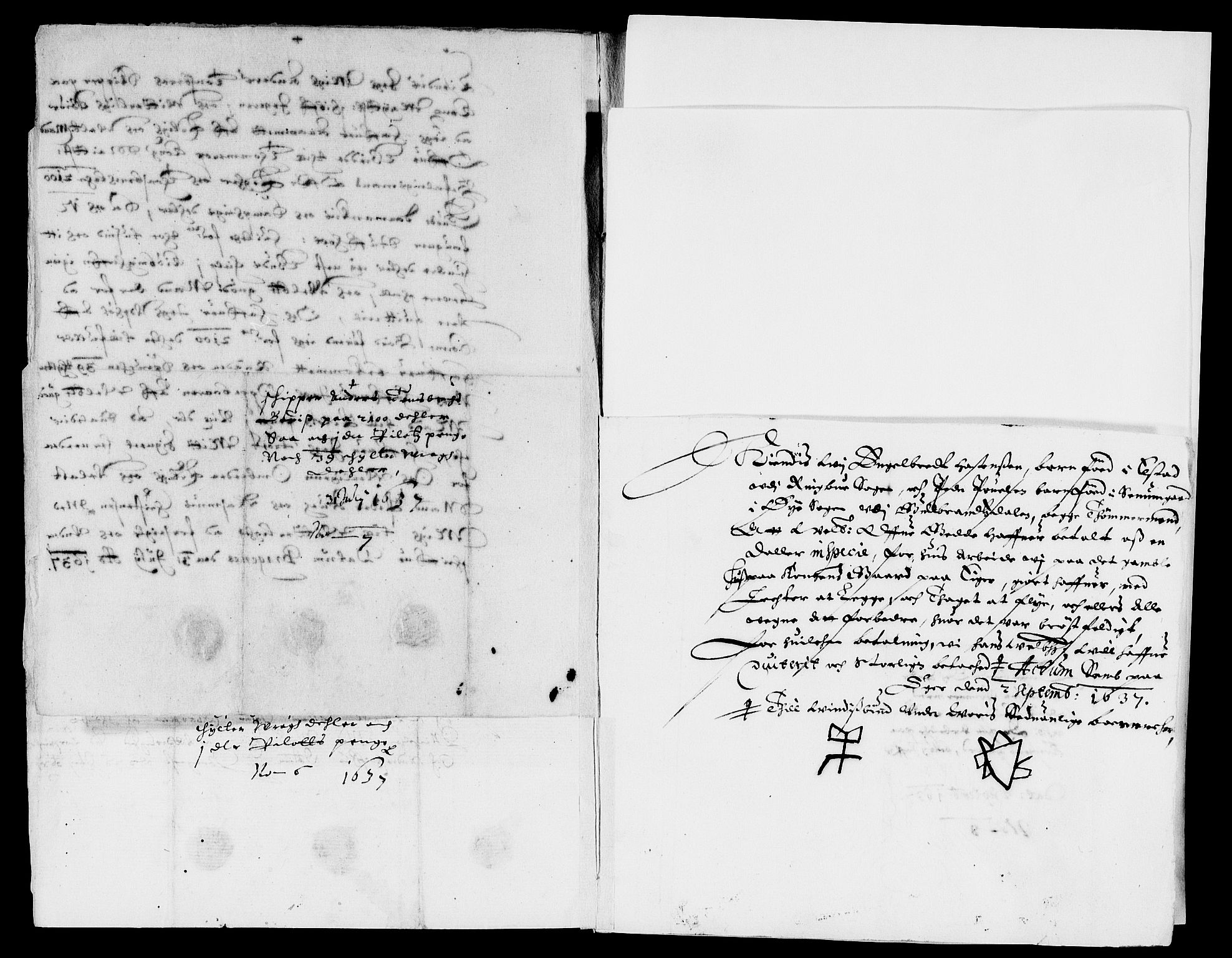 Rentekammeret inntil 1814, Reviderte regnskaper, Lensregnskaper, AV/RA-EA-5023/R/Rb/Rbm/L0004: Eiker len, 1626-1640