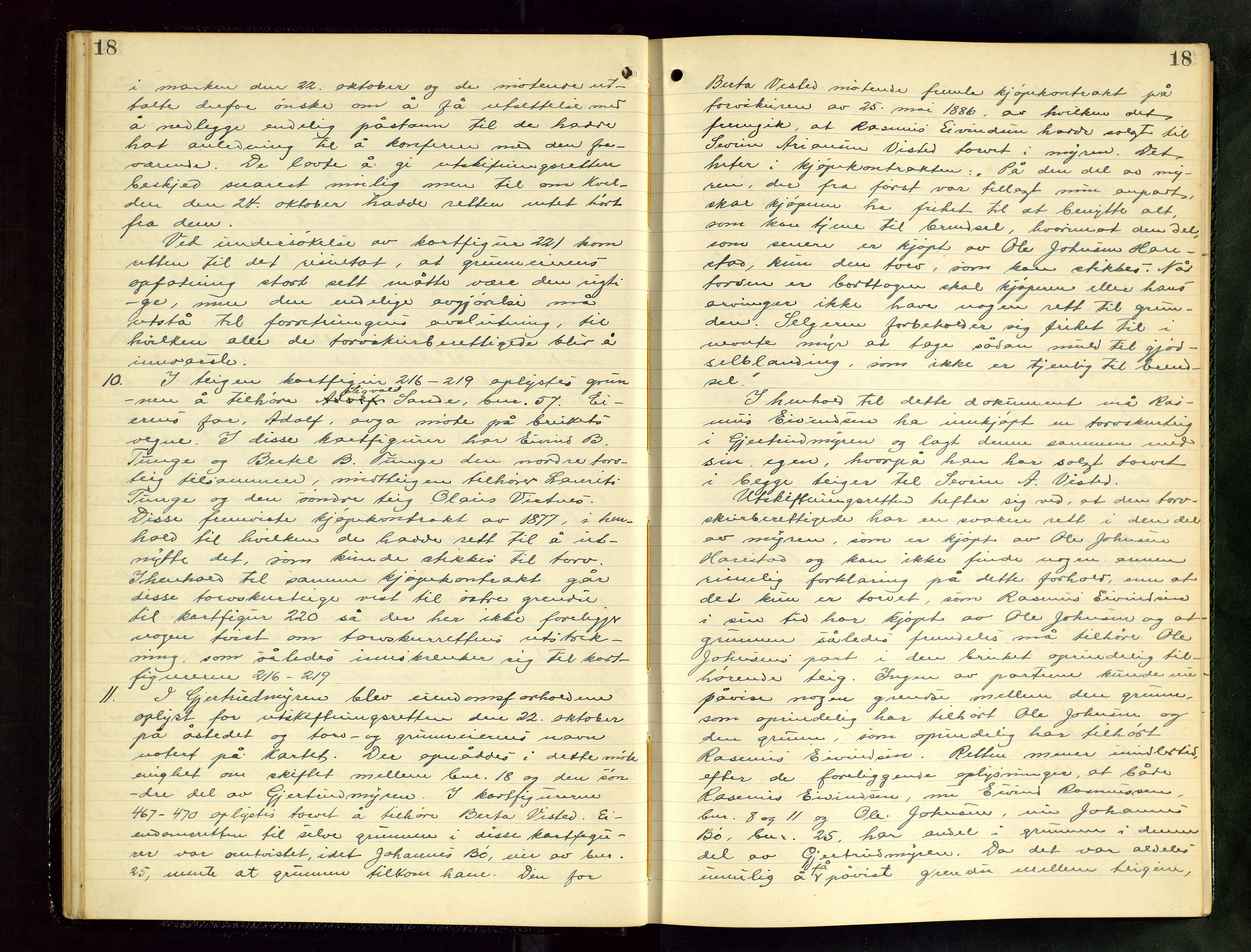 Rogaland jordskifterett, AV/SAST-A-102426/Oa/L0082: Forhandlingsprotokoll, 1929-1932, s. 18