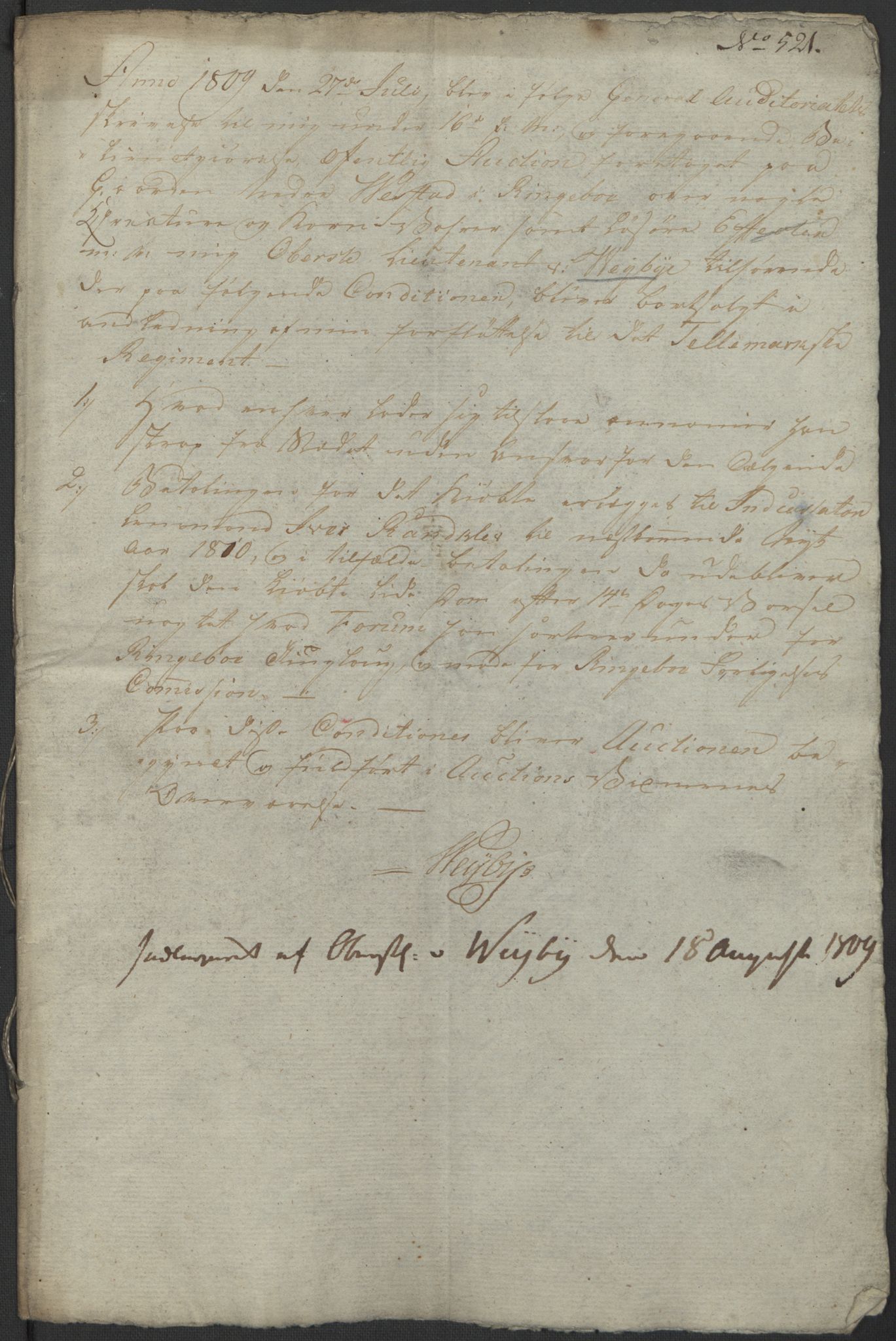 Forsvaret, Generalauditøren, RA/RAFA-1772/F/Fj/Fja/L0038: --, 1744-1821, s. 47