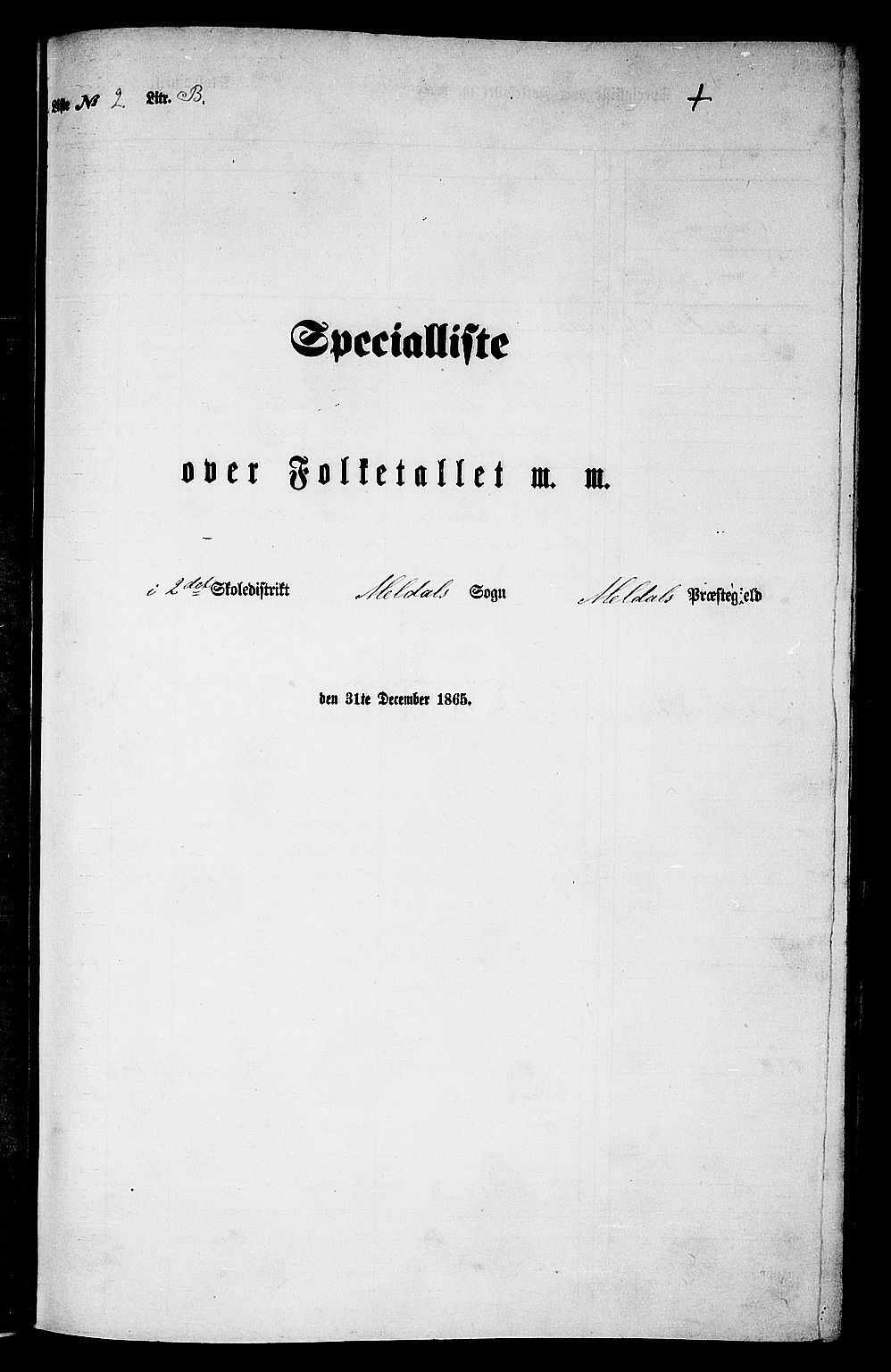 RA, Folketelling 1865 for 1636P Meldal prestegjeld, 1865, s. 49