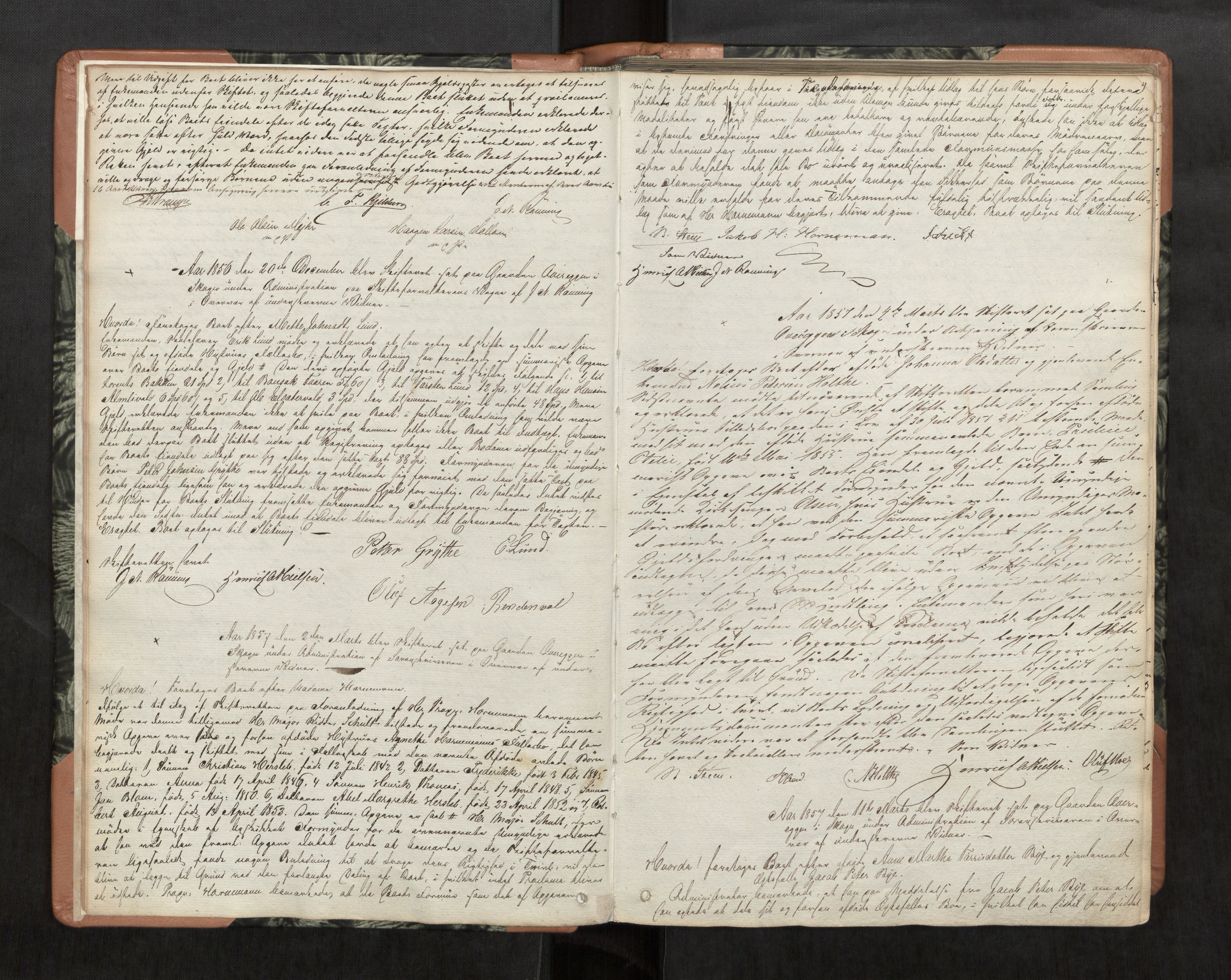 Stjør- og Verdal sorenskriveri, AV/SAT-A-4167/1/3/3B/L0007: Skifteforhandlingsprotokoll, 1855-1909, s. 4