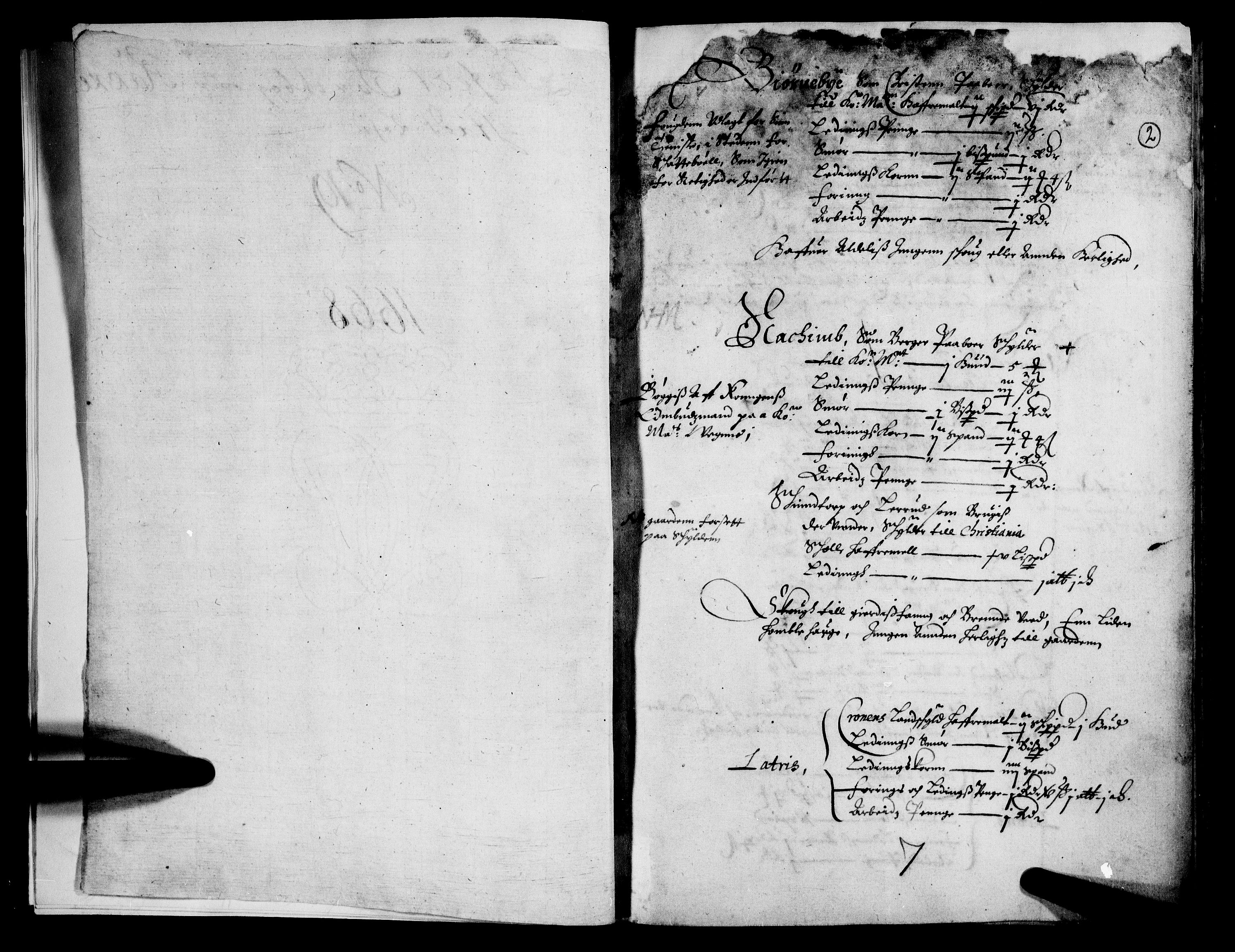 Rentekammeret inntil 1814, Realistisk ordnet avdeling, AV/RA-EA-4070/N/Nb/Nba/L0002: Rakkestad og Mossedal, 1668, s. 1b-2a