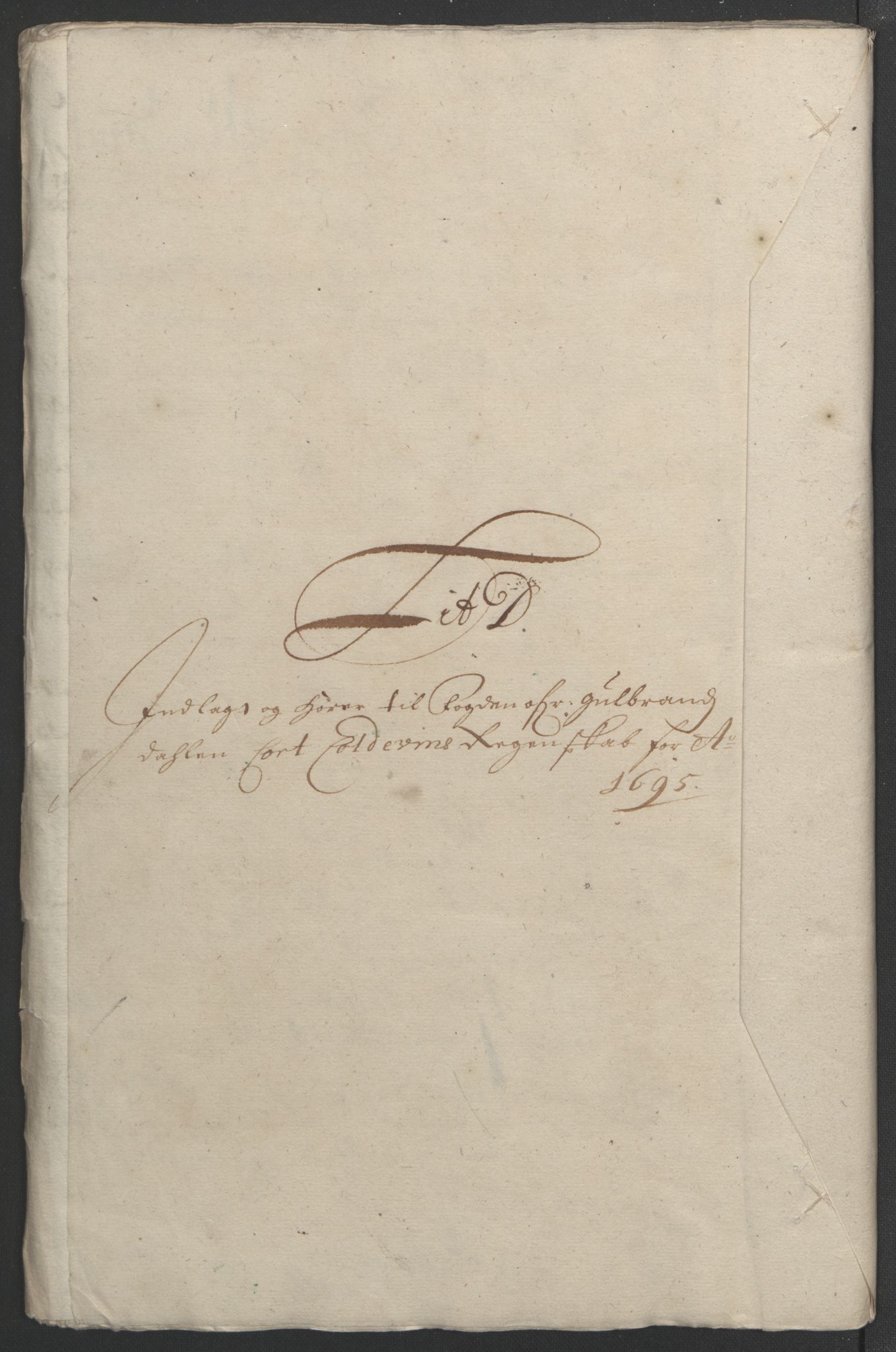 Rentekammeret inntil 1814, Reviderte regnskaper, Fogderegnskap, RA/EA-4092/R17/L1169: Fogderegnskap Gudbrandsdal, 1695, s. 103