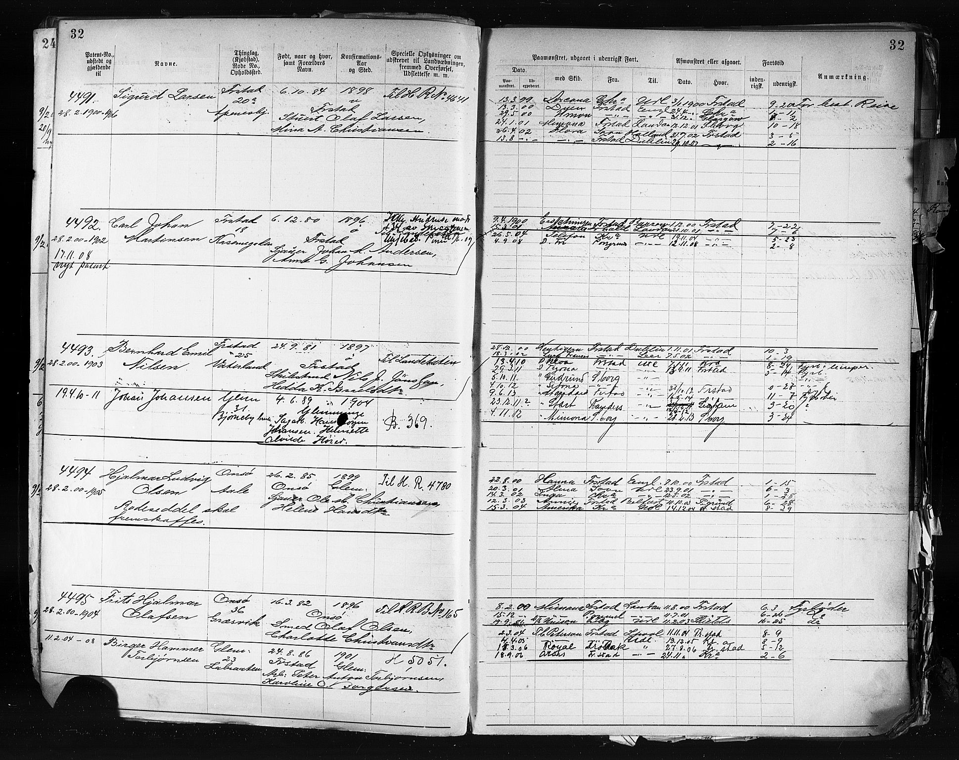 Fredrikstad mønstringskontor, AV/SAO-A-10569b/F/Fc/Fca/L0007: Annotasjonsrulle, 1903-1916, s. 34