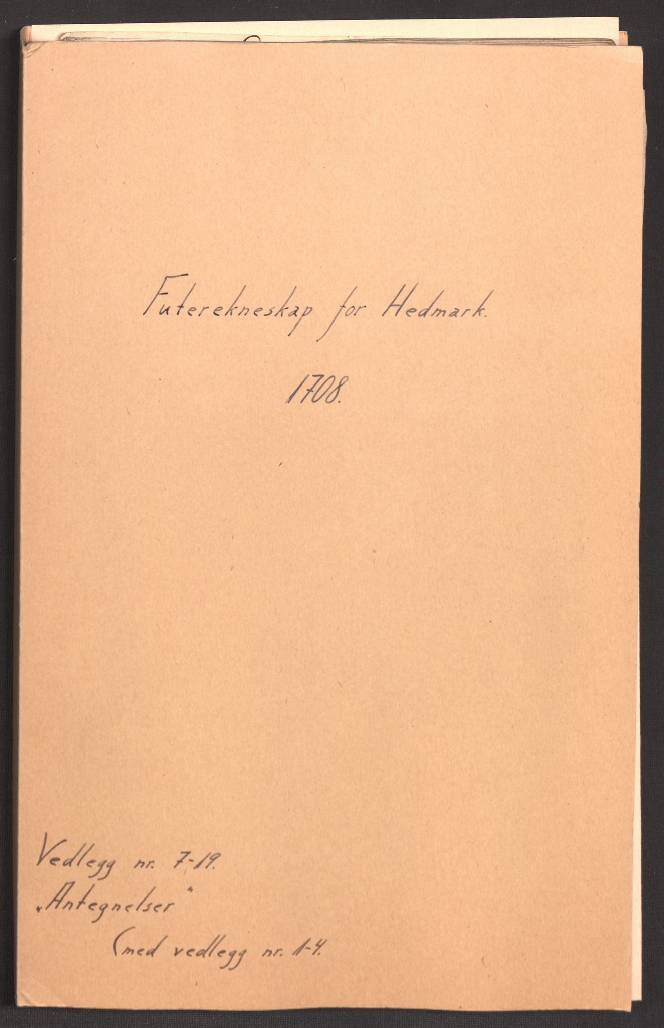 Rentekammeret inntil 1814, Reviderte regnskaper, Fogderegnskap, RA/EA-4092/R16/L1044: Fogderegnskap Hedmark, 1708, s. 202
