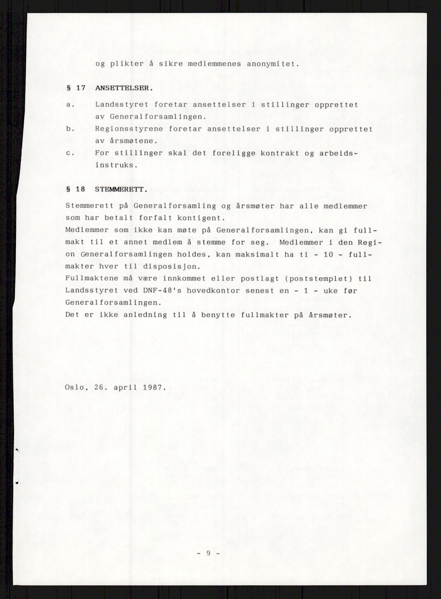 Det Norske Forbundet av 1948/Landsforeningen for Lesbisk og Homofil Frigjøring, AV/RA-PA-1216/A/Ag/L0003: Tillitsvalgte og medlemmer, 1952-1992, s. 582