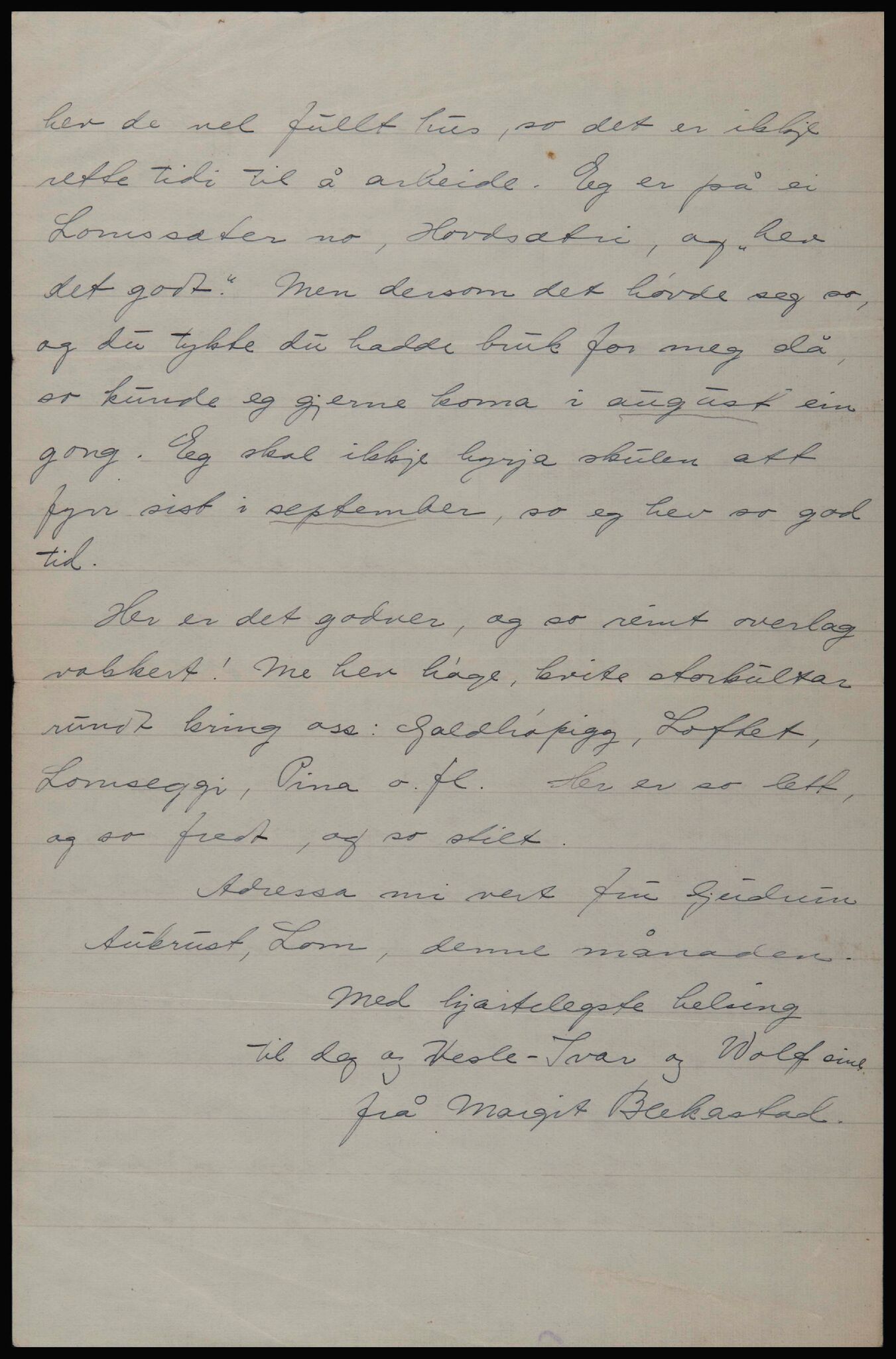 Mortensson-Egnund, Ivar, ANNO/NOMA-A-0062/E/Ea/0014 / Blekastad, Margit, 1929-1933