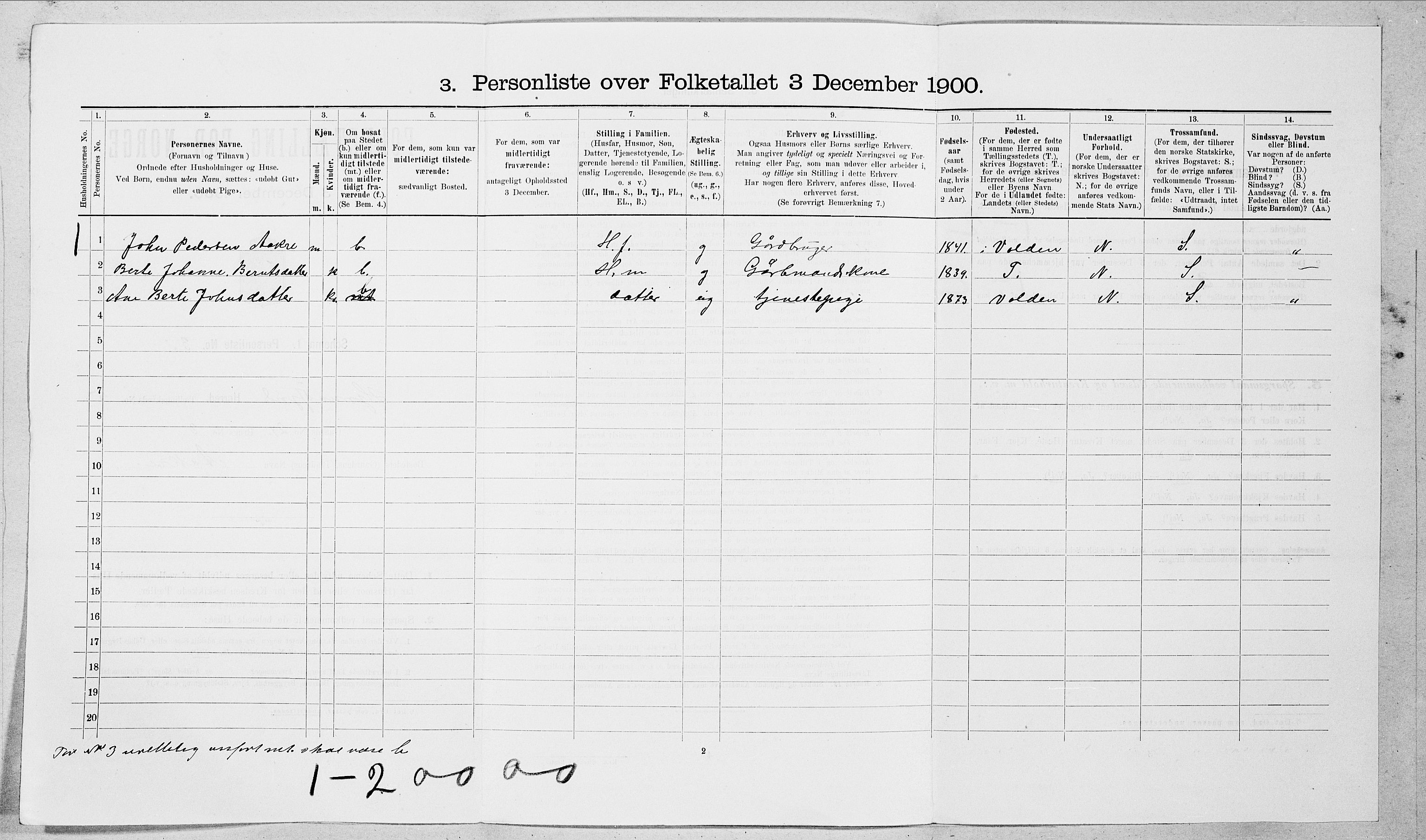 SAT, Folketelling 1900 for 1522 Hjørundfjord herred, 1900, s. 239