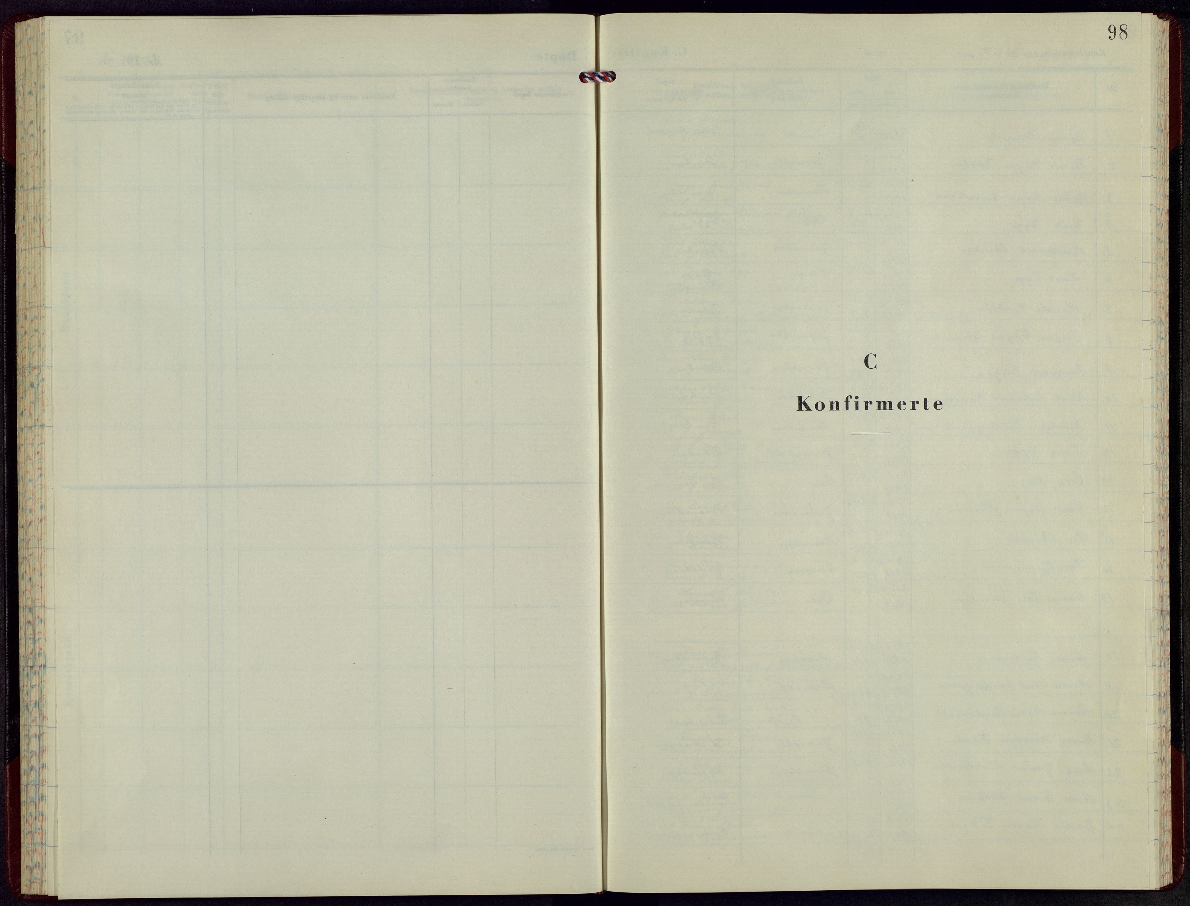 Brandbu prestekontor, AV/SAH-PREST-114/H/Ha/Hab/L0004: Klokkerbok nr. 4, 1966-1971, s. 98