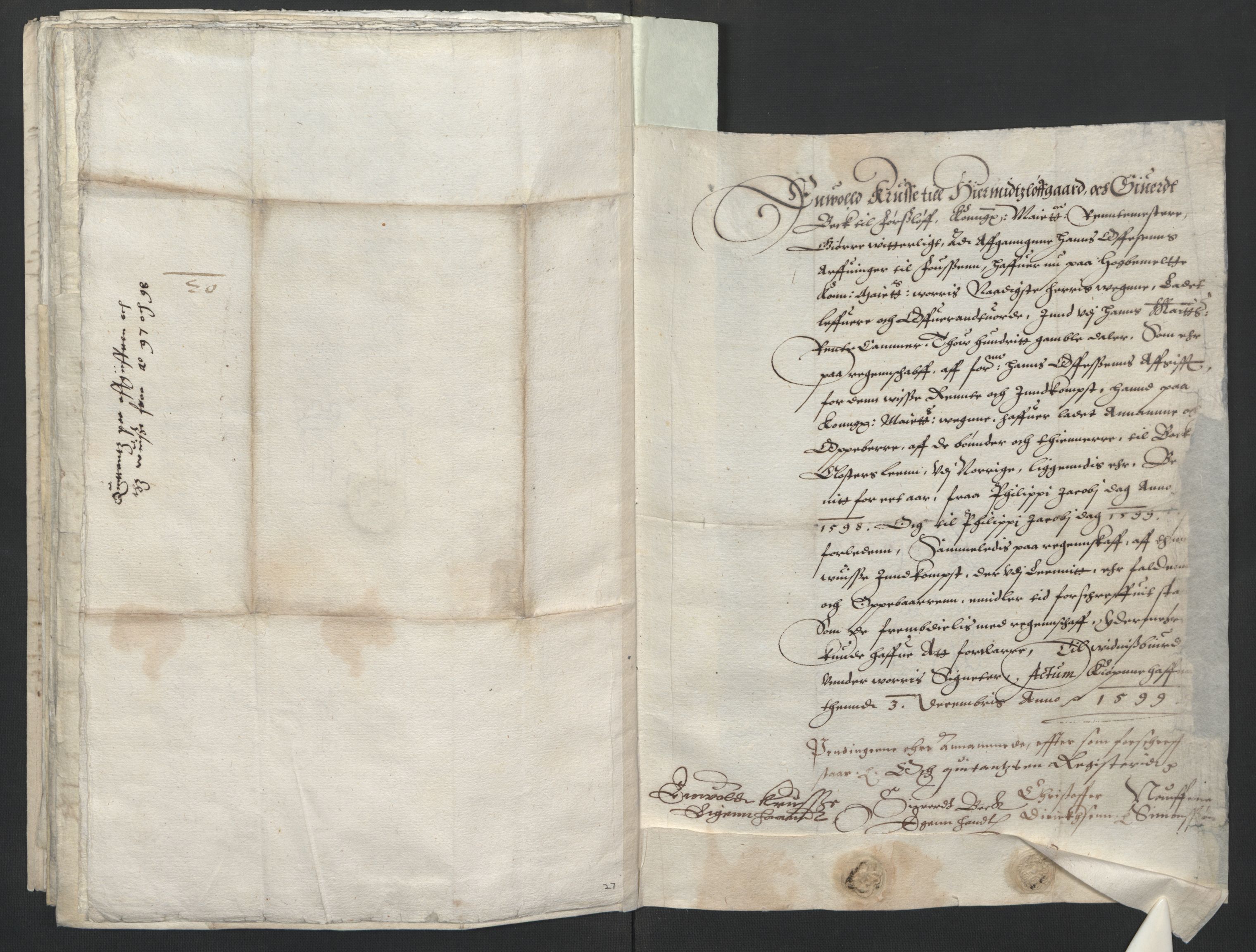 Rentekammeret inntil 1814, Reviderte regnskaper, Lensregnskaper, AV/RA-EA-5023/R/Rb/Rby/L0001: Reins kloster len; Bakke kloster len, 1564-1652