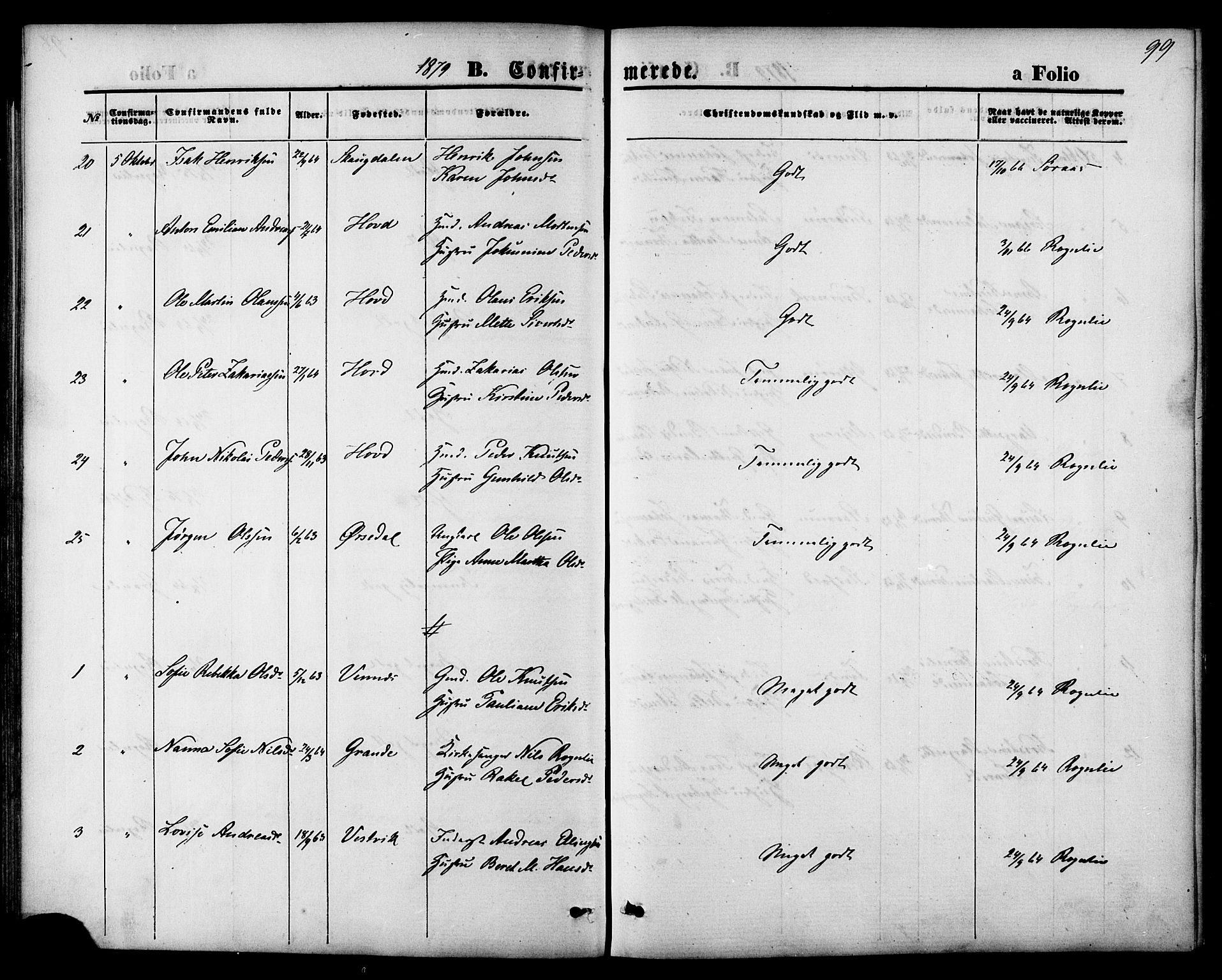 Ministerialprotokoller, klokkerbøker og fødselsregistre - Nord-Trøndelag, SAT/A-1458/744/L0419: Ministerialbok nr. 744A03, 1867-1881, s. 99