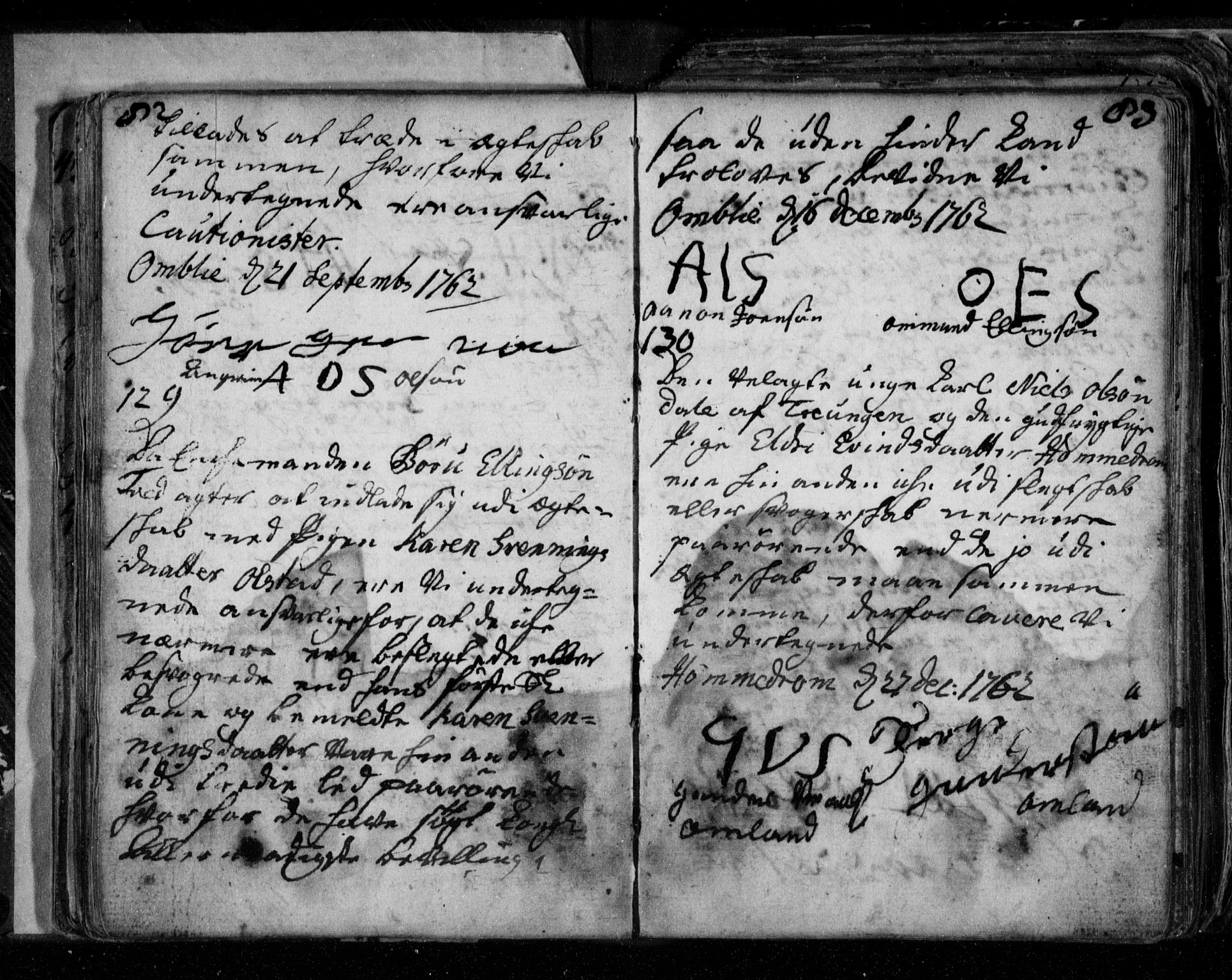 Åmli sokneprestkontor, AV/SAK-1111-0050/F/Fe/L0001: Forlovererklæringer nr. A VI 40, 1754-1799, s. 82-83