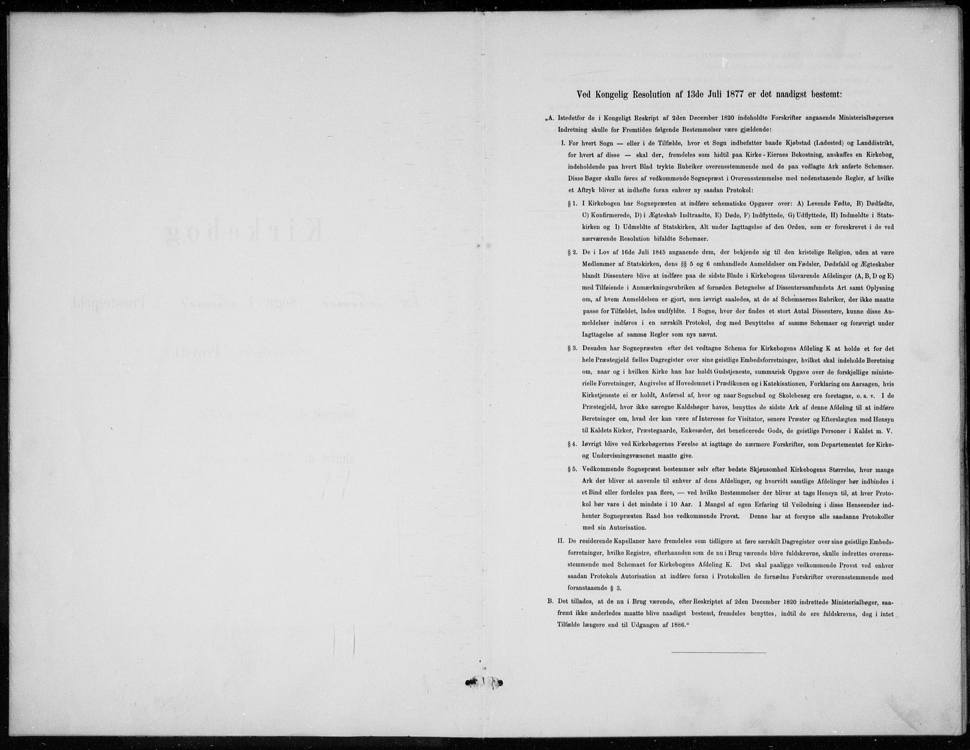 Tromøy sokneprestkontor, AV/SAK-1111-0041/F/Fb/L0005: Klokkerbok nr. B 5, 1877-1891