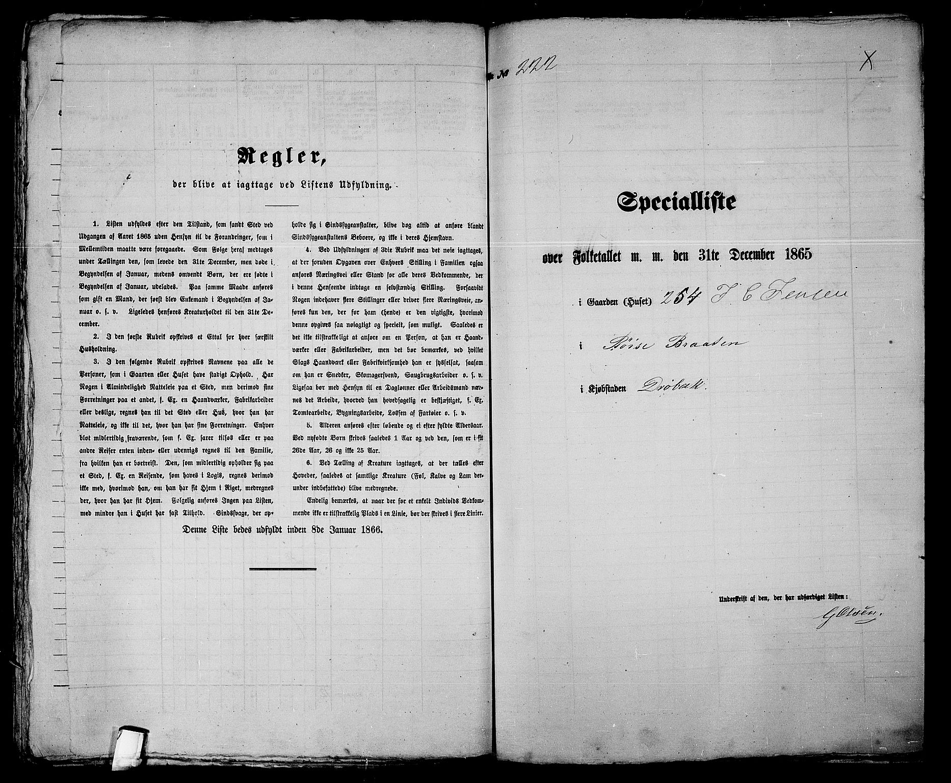 RA, Folketelling 1865 for 0203B Drøbak prestegjeld, Drøbak kjøpstad, 1865, s. 449