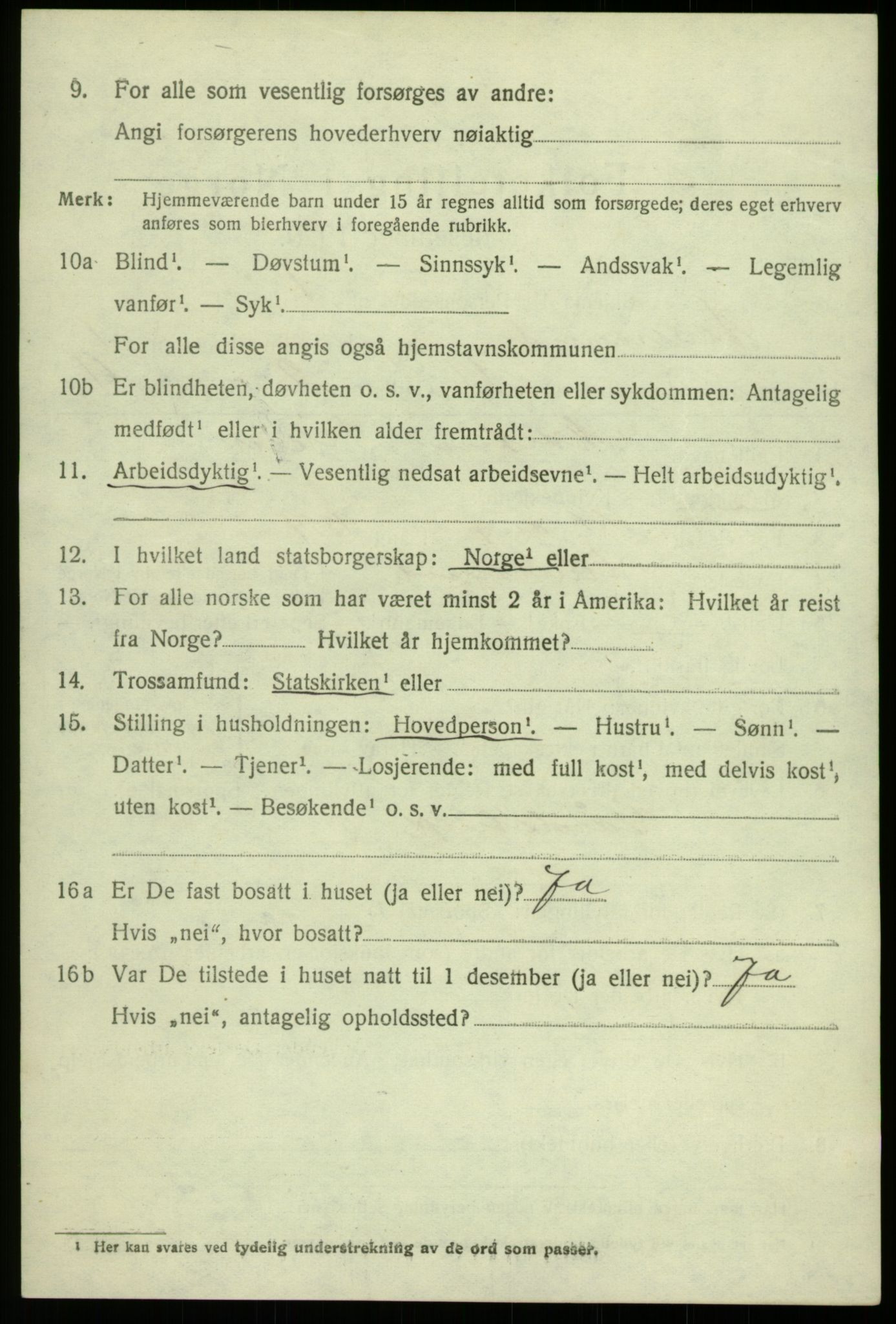 SAB, Folketelling 1920 for 1257 Alversund herred, 1920, s. 1289