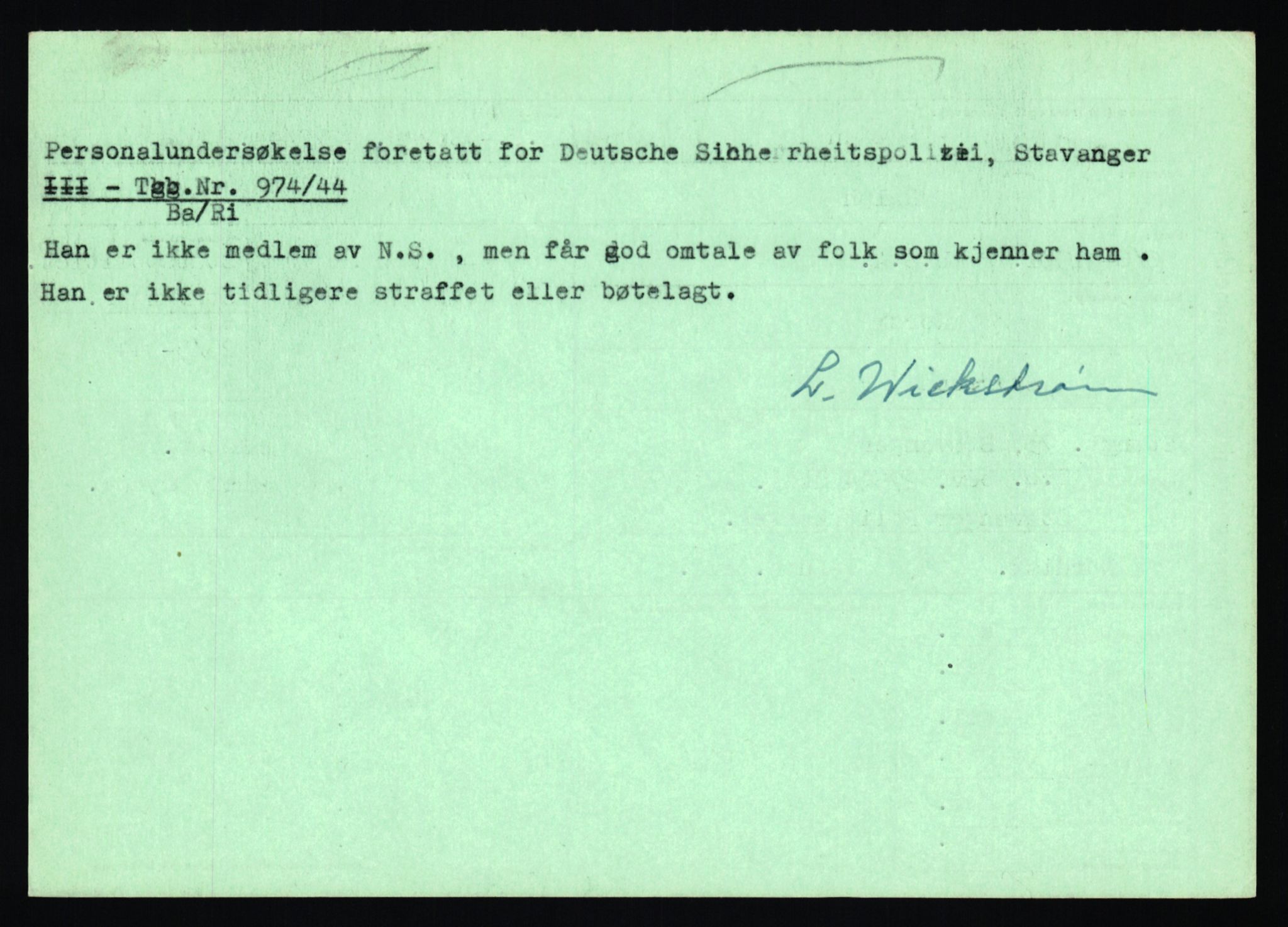 Statspolitiet - Hovedkontoret / Osloavdelingen, AV/RA-S-1329/C/Ca/L0012: Oanæs - Quistgaard	, 1943-1945, s. 57