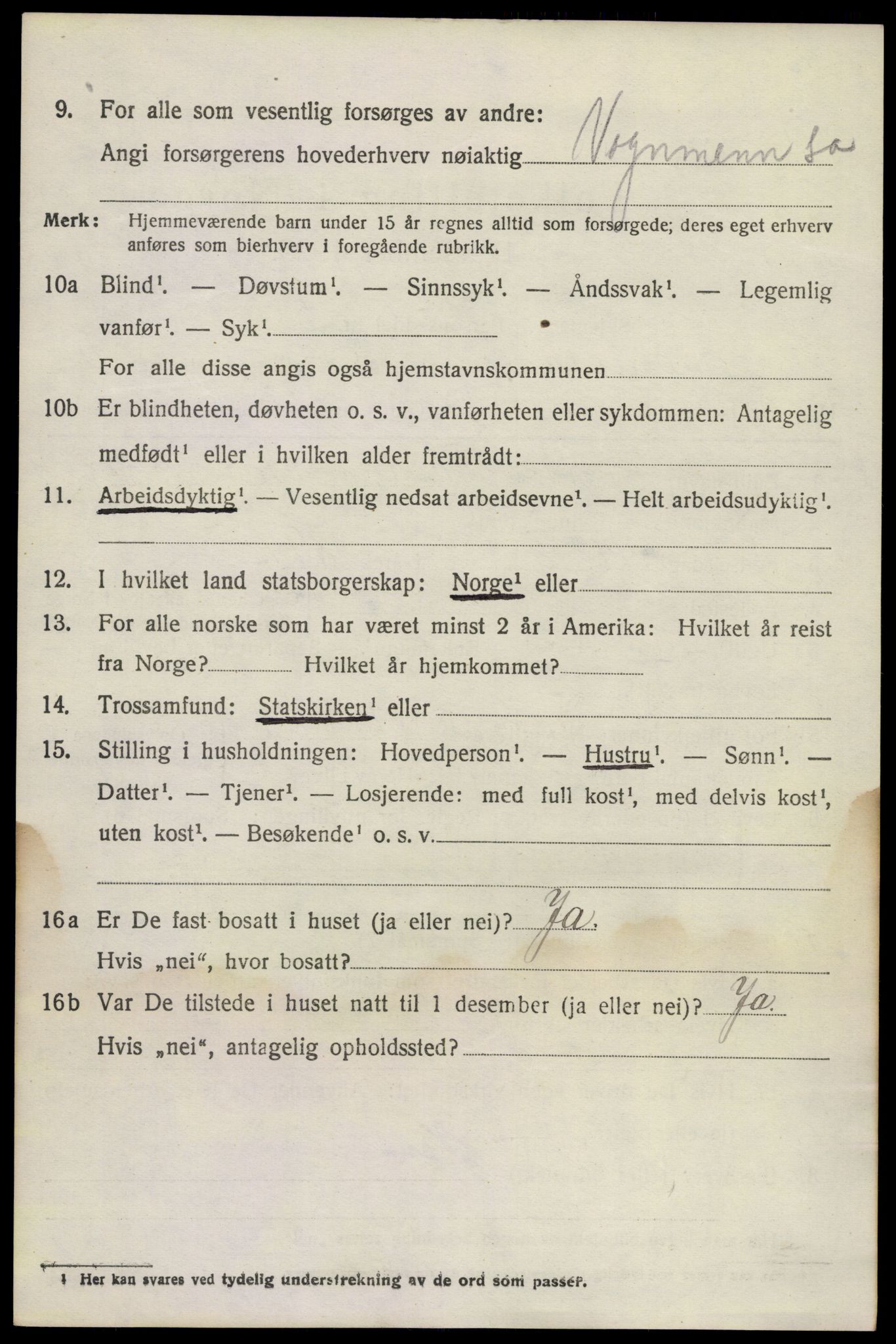 SAKO, Folketelling 1920 for 0726 Brunlanes herred, 1920, s. 3864