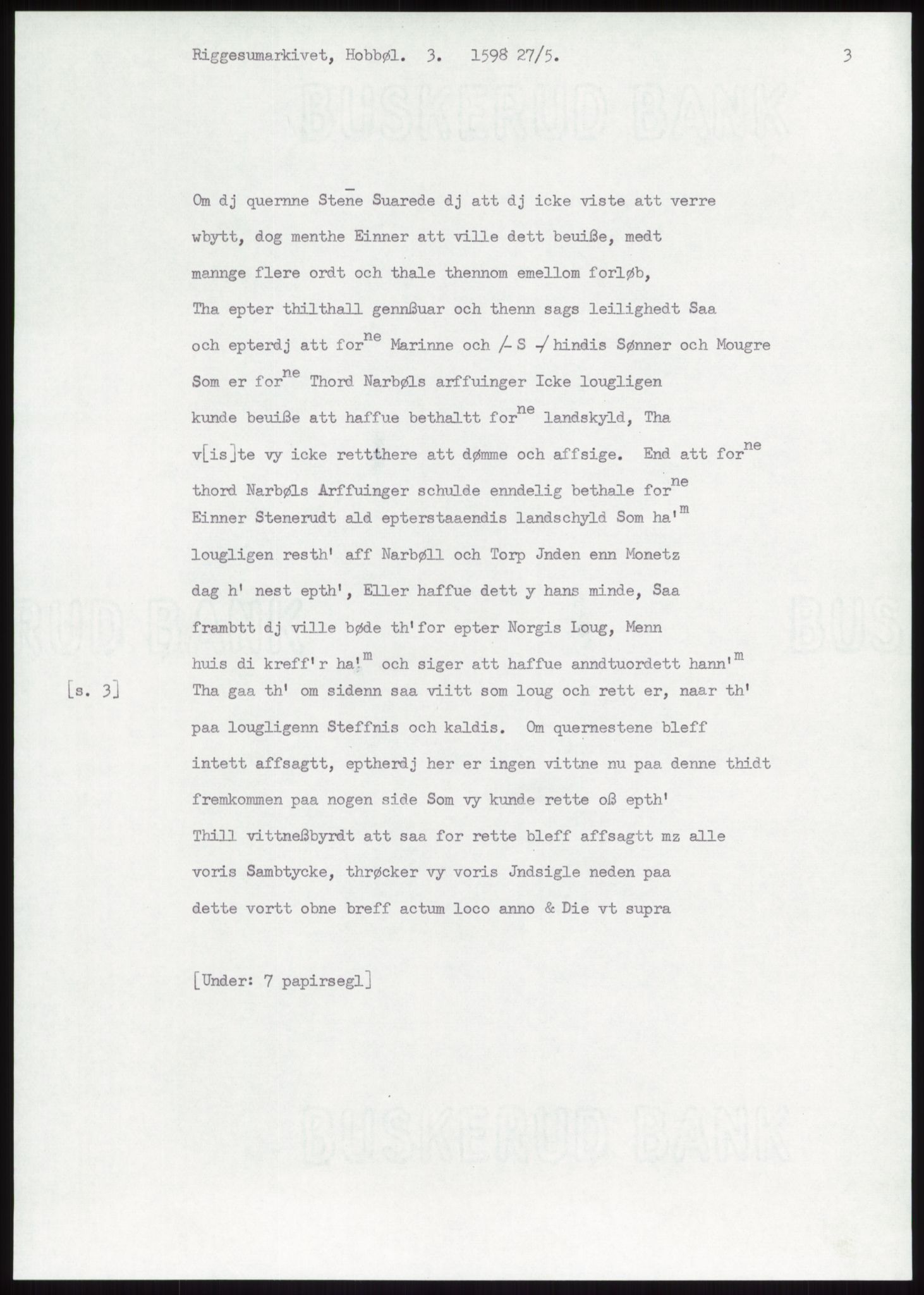 Samlinger til kildeutgivelse, Diplomavskriftsamlingen, AV/RA-EA-4053/H/Ha, s. 837