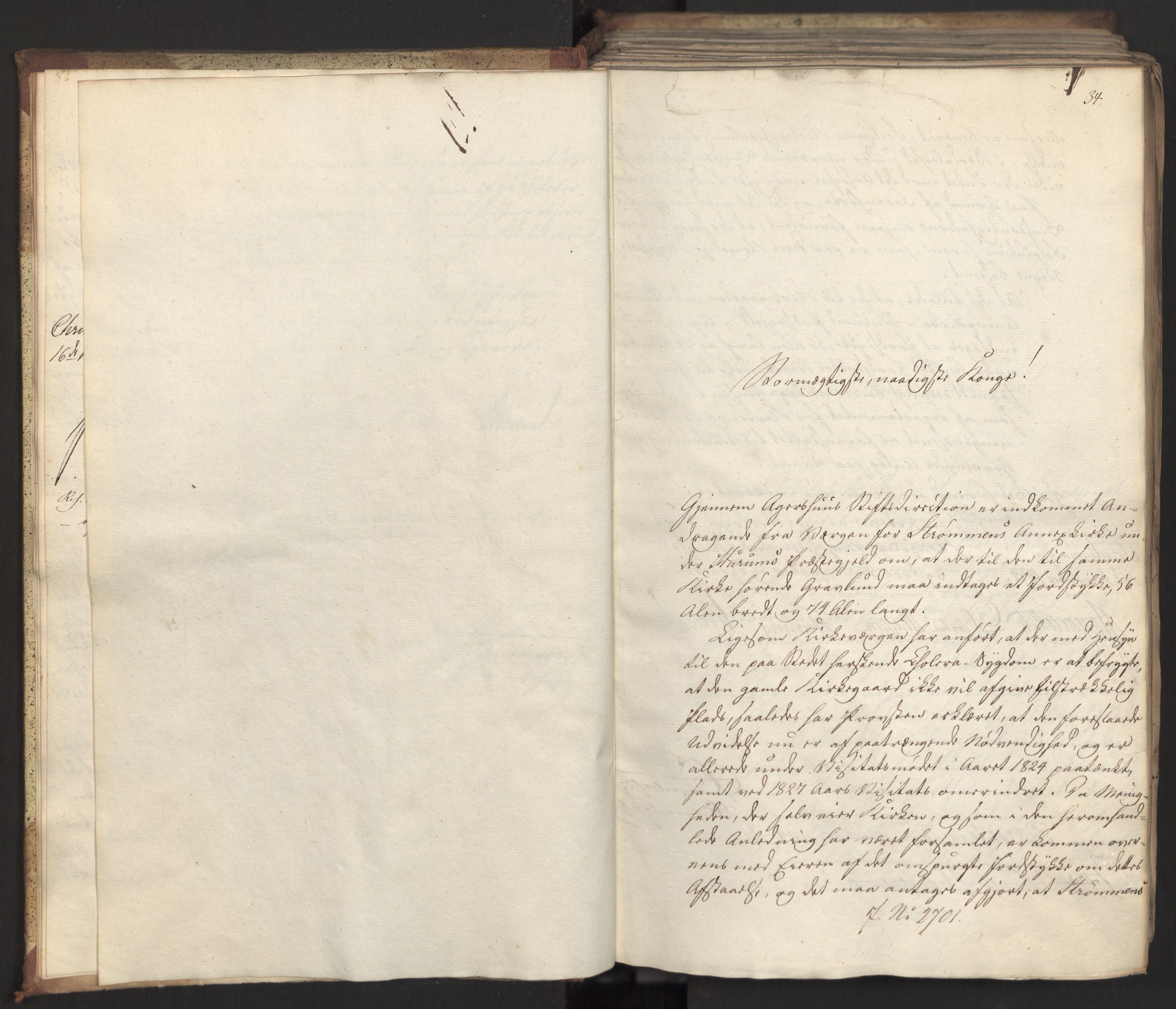 Statsrådsavdelingen i Stockholm, AV/RA-S-1003/D/Da/L0081: Regjeringsinnstillinger nr. 2700-2857, 1832, s. 8