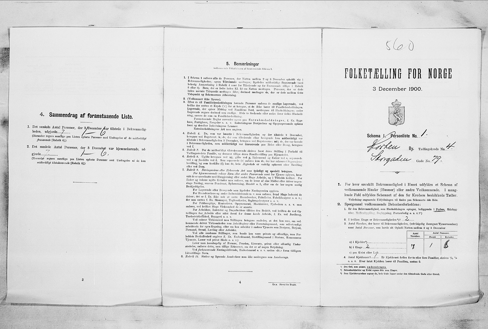 RA, Folketelling 1900 for 0703 Horten ladested, 1900, s. 3218